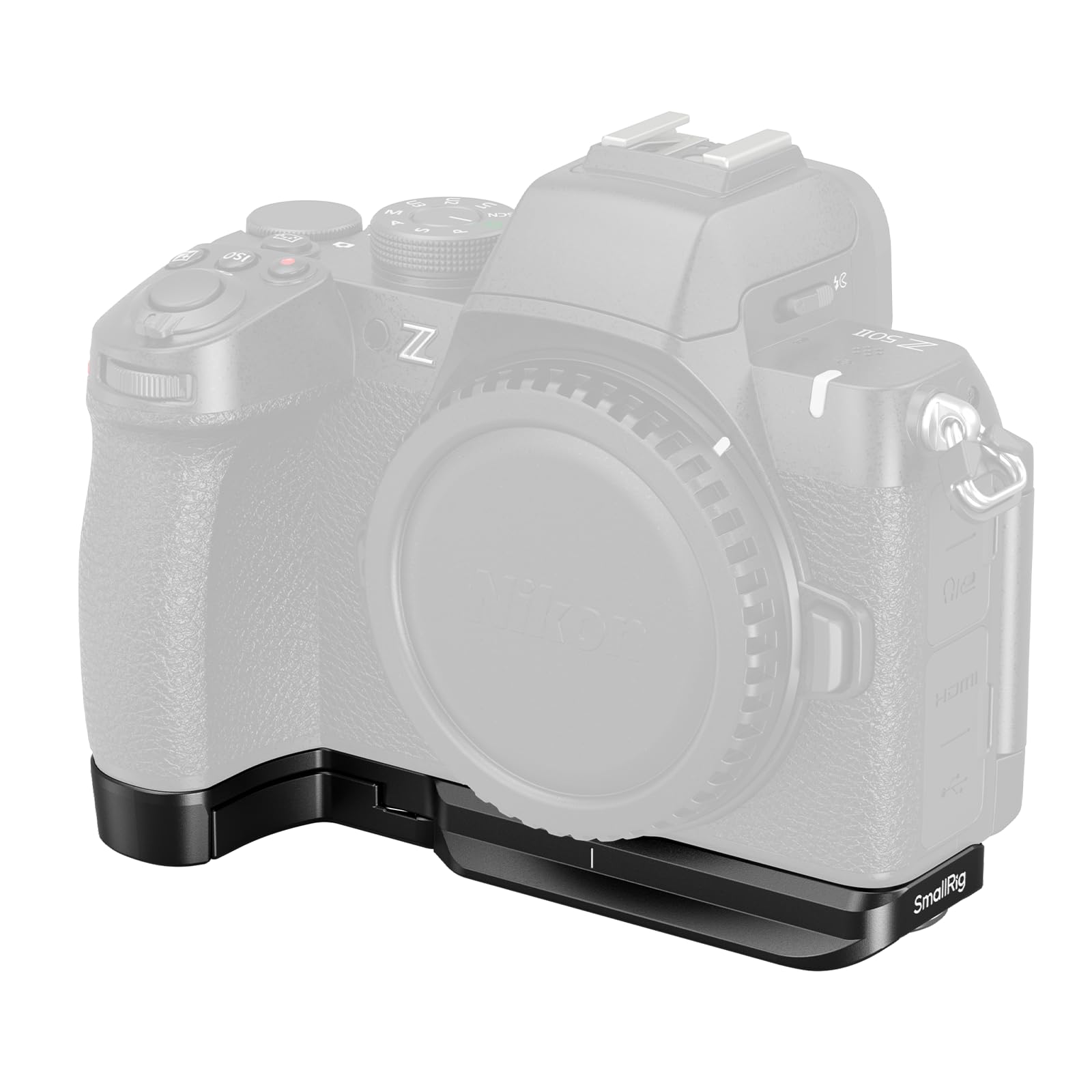 smallrig-4981b-grundplatte-aluminium-f-r-nikon-z50-ii-mit-arca image 1