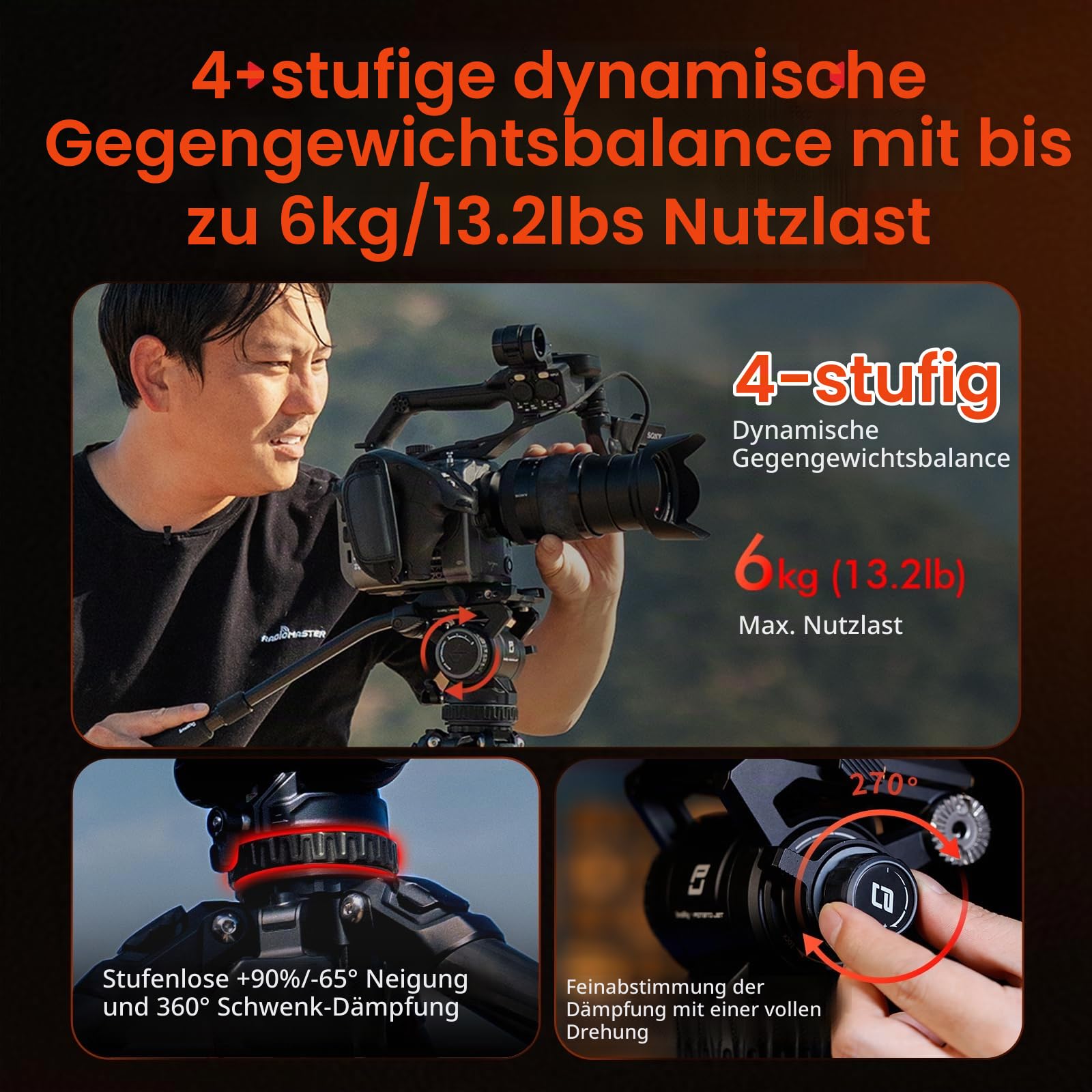 smallrig-x-potato-jet-tribex-5755-carbon-stativ-mit-fluidkopf-6-kg-und-x-clutch- image 4
