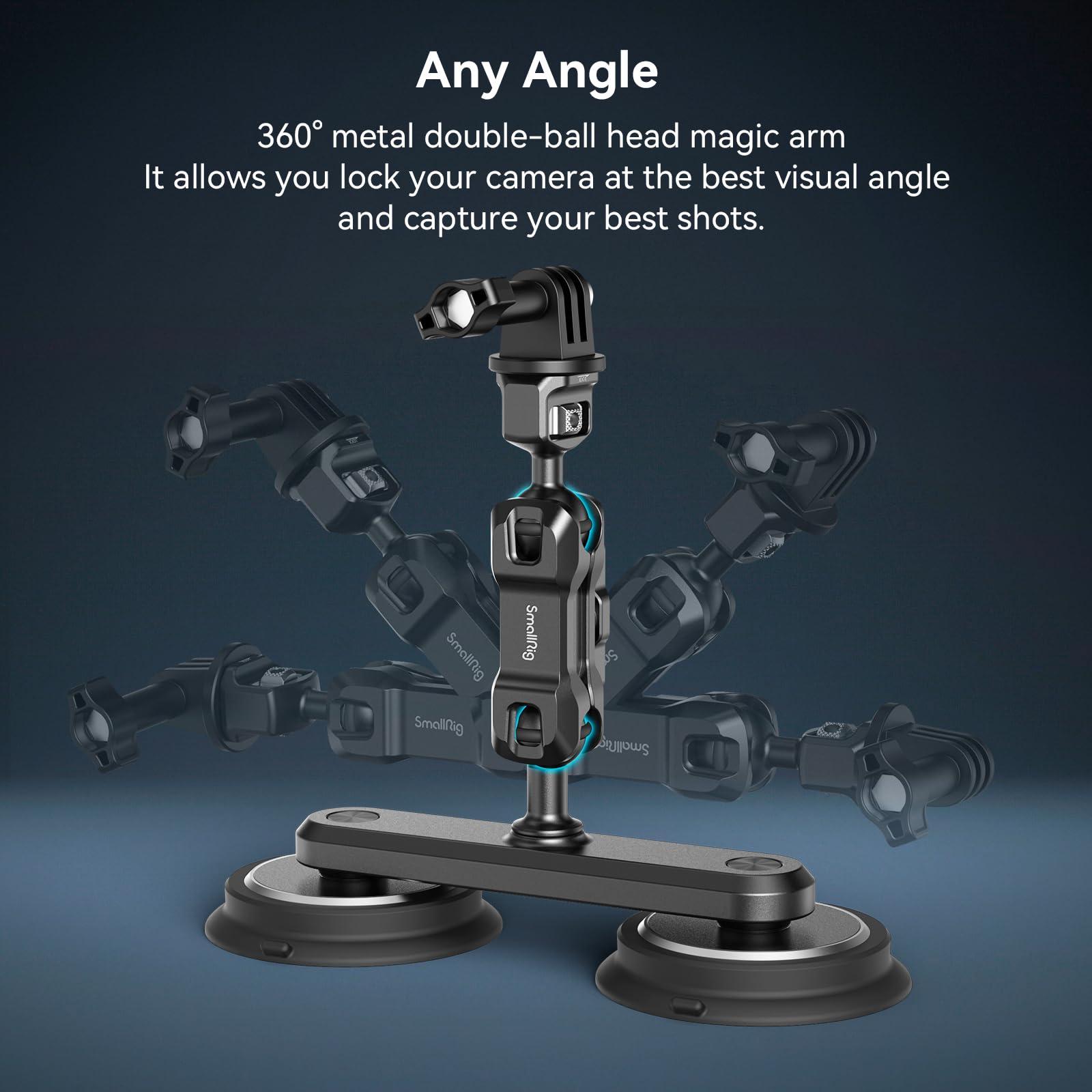 smallrig-4467-2-in-1-dual-magnet-saugnapfhalterung-f-r-action-kameras-mit-magic- image 4