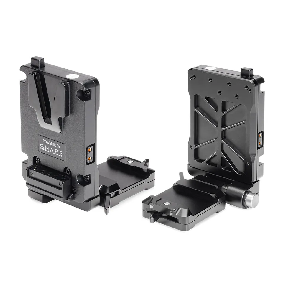 shape-creator-mini-v-mount-akkuplatte-mit-arca-swiss-receiver-und-d-tap image 1