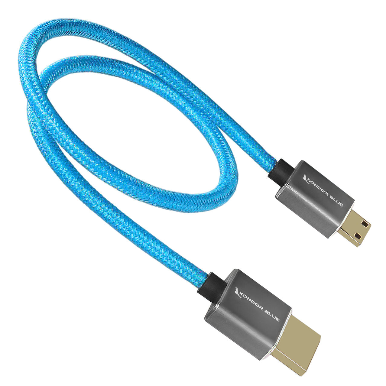 kondor-blue-mini-hdmi-auf-hdmi-kabel-16-straight-geflochten-4k60 image 3