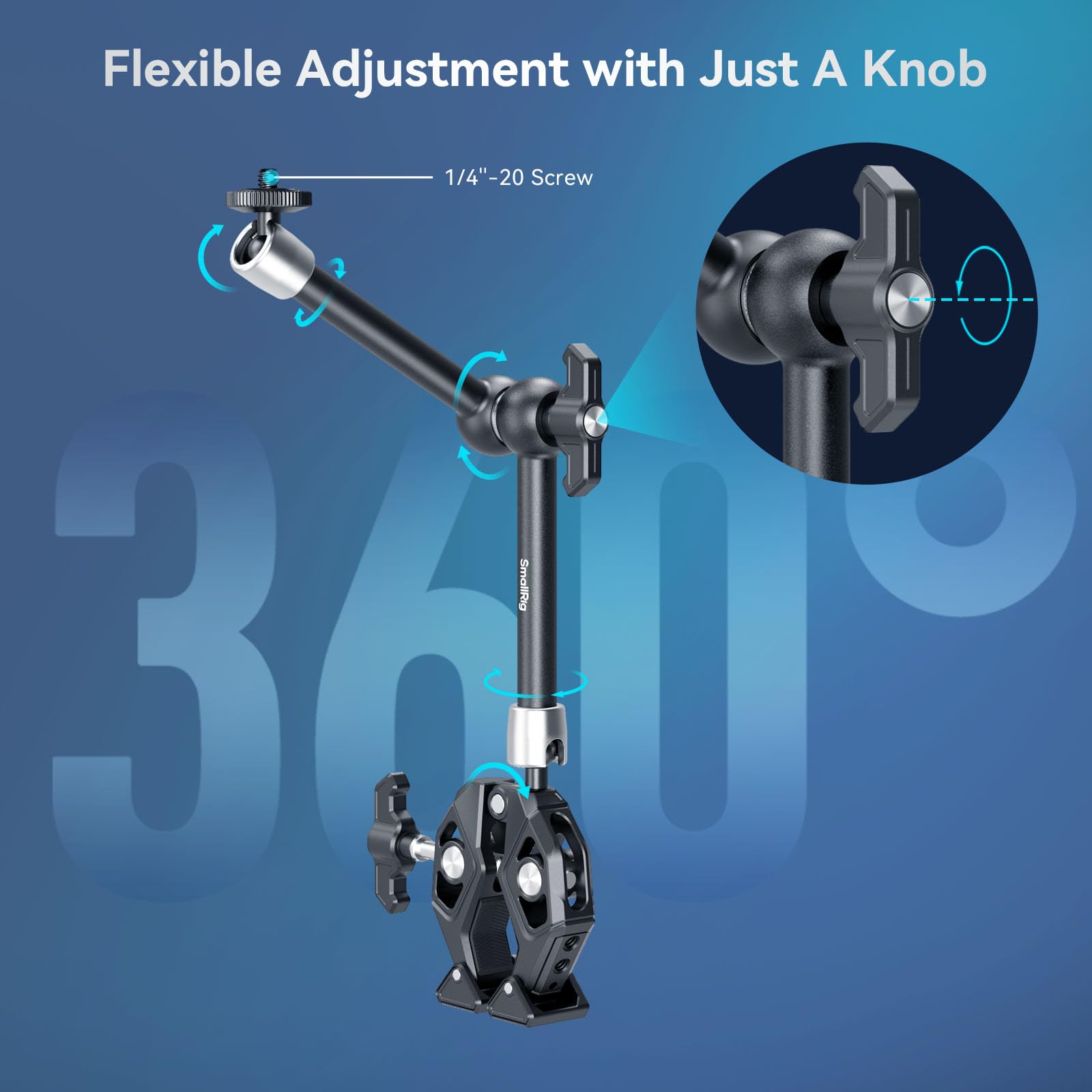smallrig-magic-arm-super-clamp-kamerahalterung-set image 6