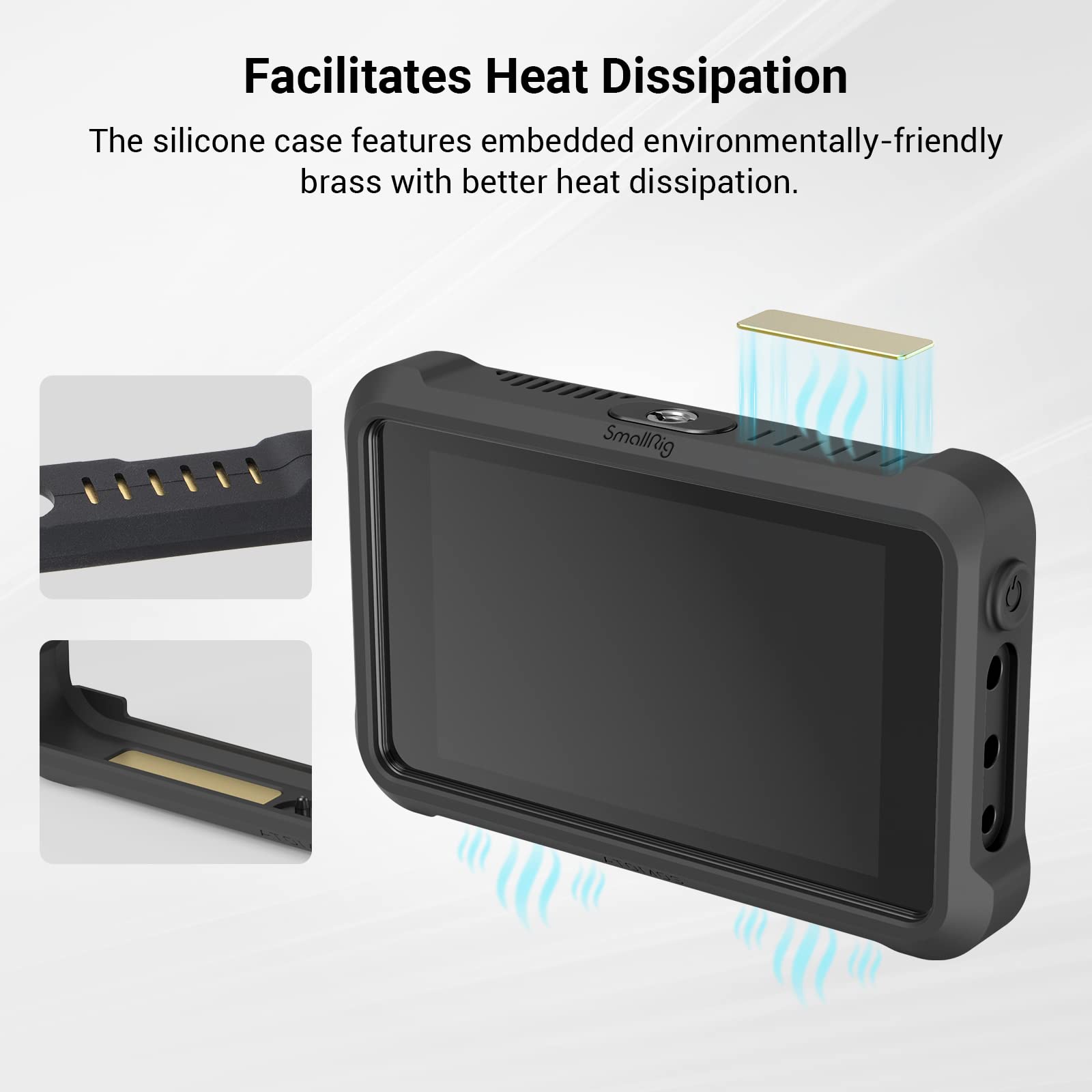 smallrig-3448-silikonh-lle-f-r-atomos-ninja-v-ninja-v-mit-displayschutzfolie image 2