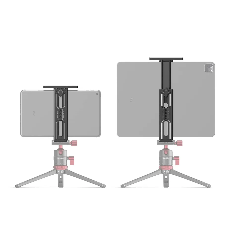 smallrig-2930-ipad-tablet-halter-metall-stativadapter-mit-2x-kaltschuh-und-arca- image 1