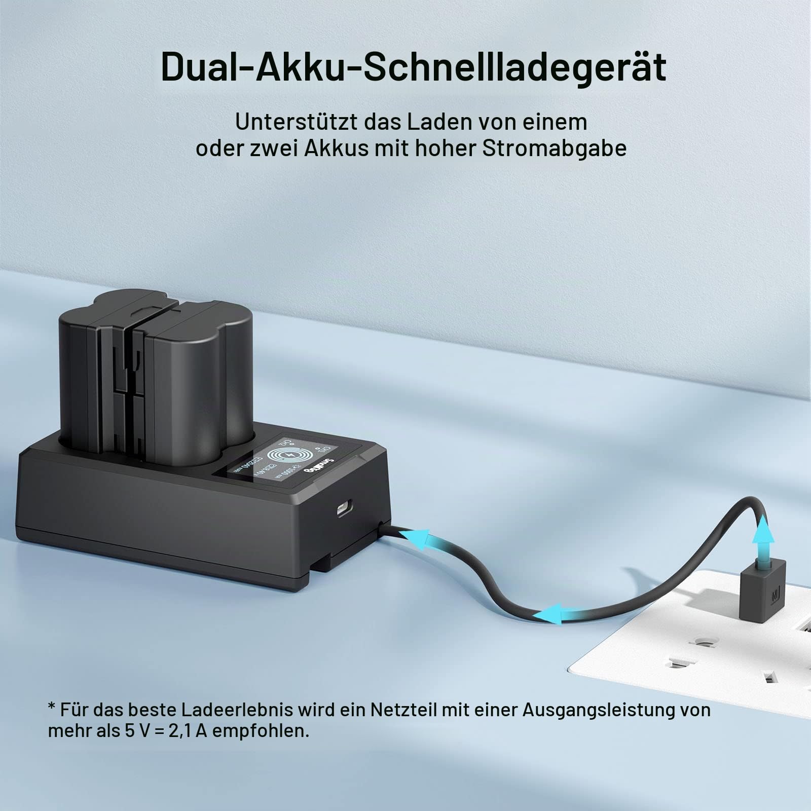 smallrig-3822-np-w235-akku-set-2x-2040mah-mit-lcd-dual-ladeger-t-f-r-fujifilm image 5