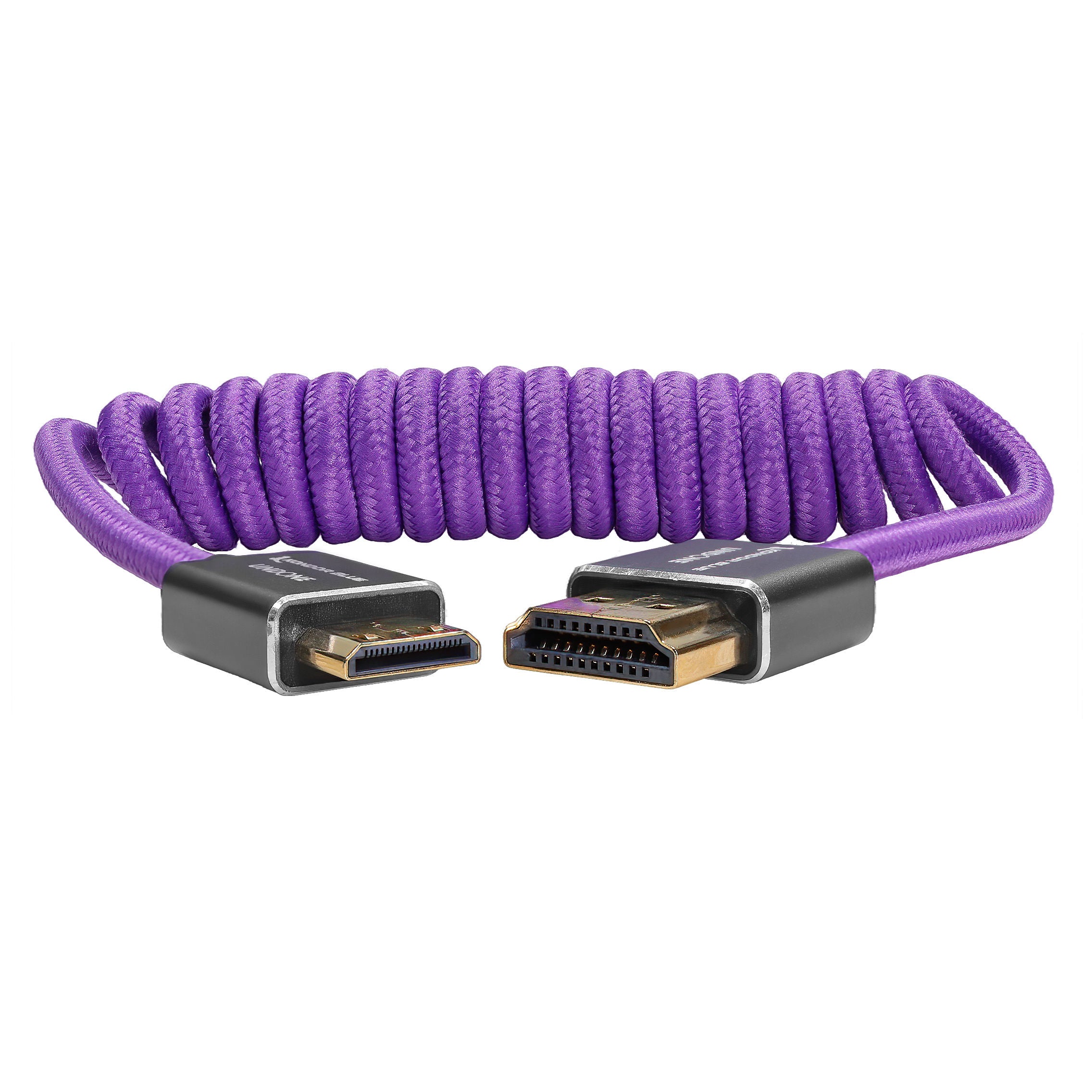 kondor-blue-gerald-undone-mk2-mini-hdmi-auf-hdmi-kabel-12-24-coiled-lila image 2