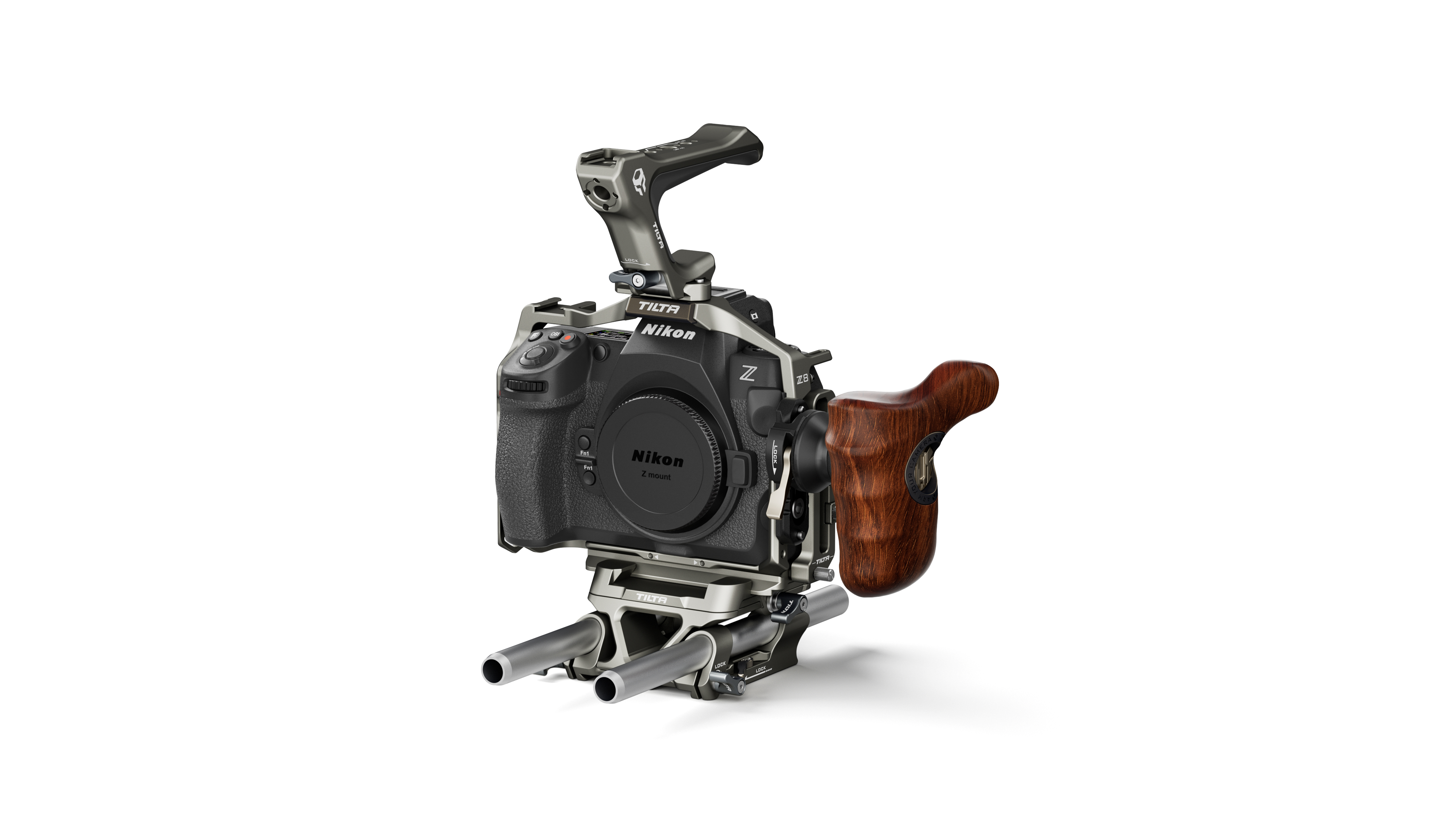 tilta-camera-cage-pro-kit-f-r-nikon-z8-titanium-gray-open-box image 1