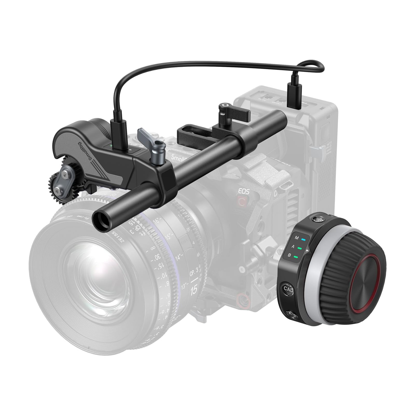 smallrig-4296b-wireless-follow-focus-kit-lite-mit-handrad-controller-und-motor image 1