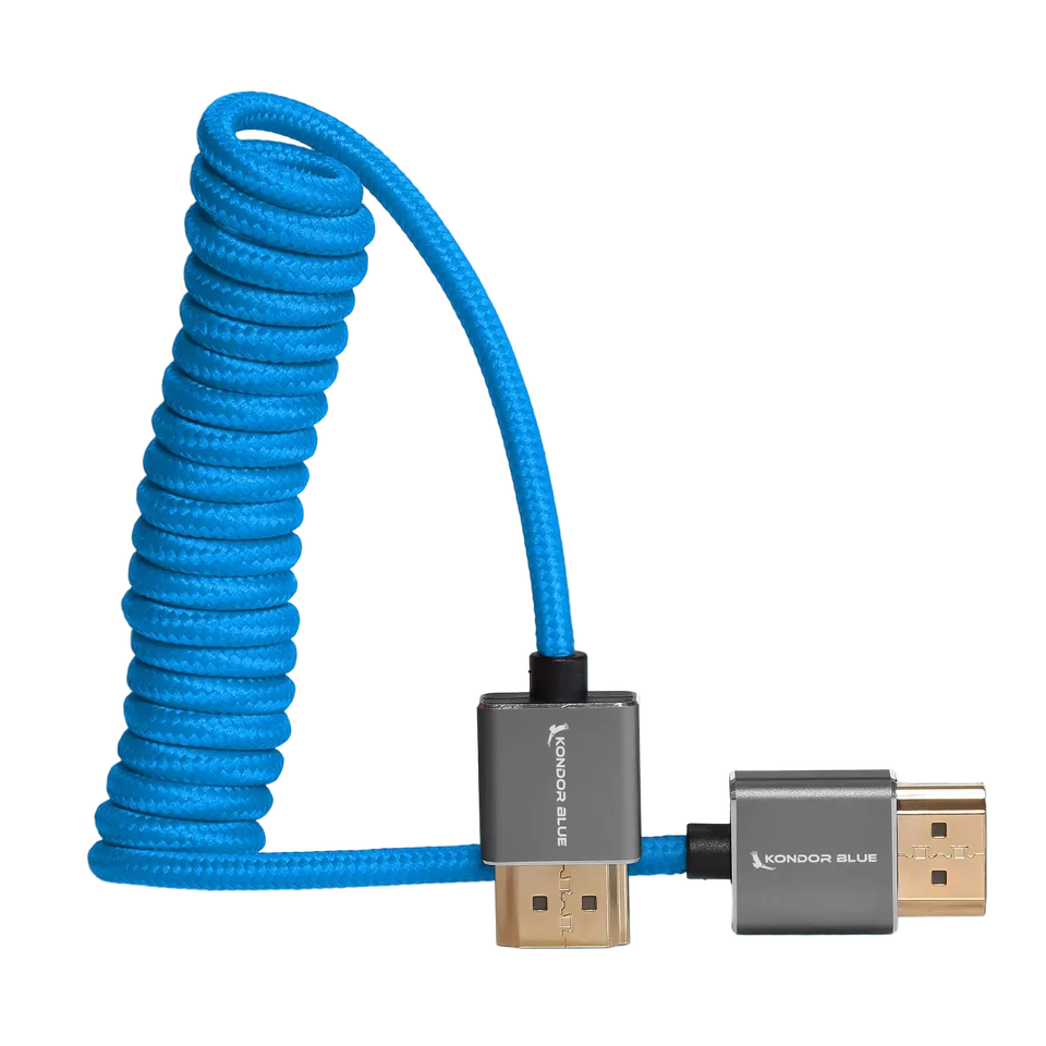 kondor-blue-full-hdmi-kabel-f-r-on-camera-monitor-12-24-coiled-braided image 1