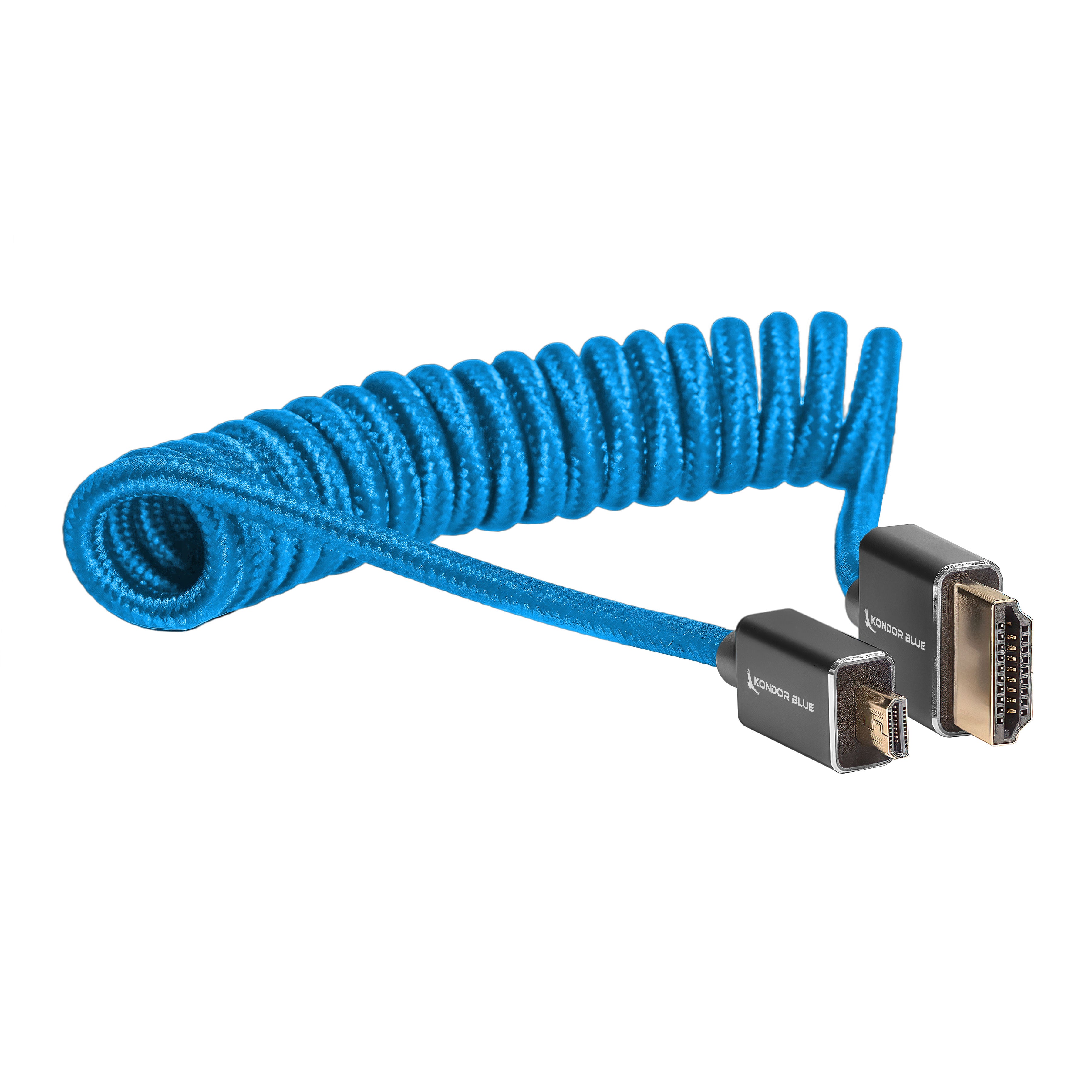 kondor-blue-micro-hdmi-auf-hdmi-kabel-12-24-coiled-nylon-braid image 2