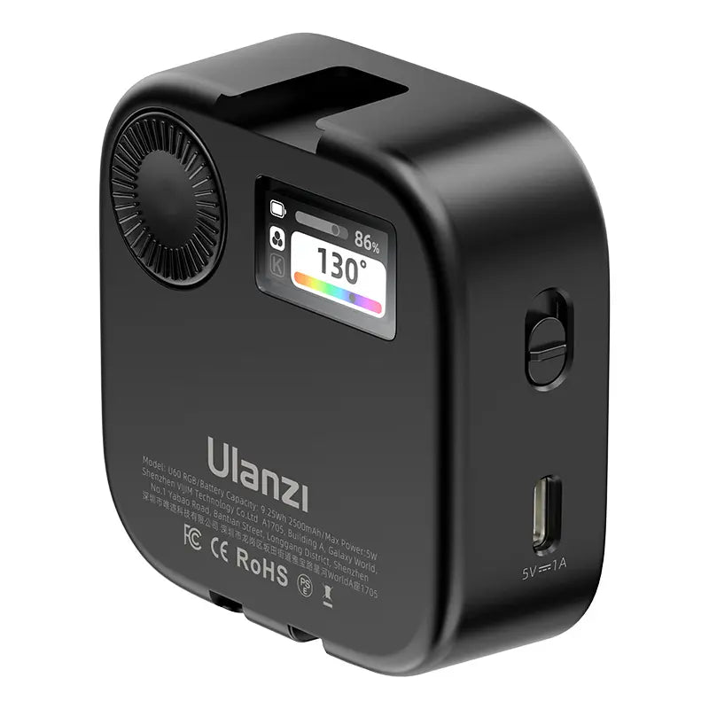 ulanzi-u60-rgb-video-light-l027gbb1-pocket-rgb-fotolicht-2500-9000k image 7