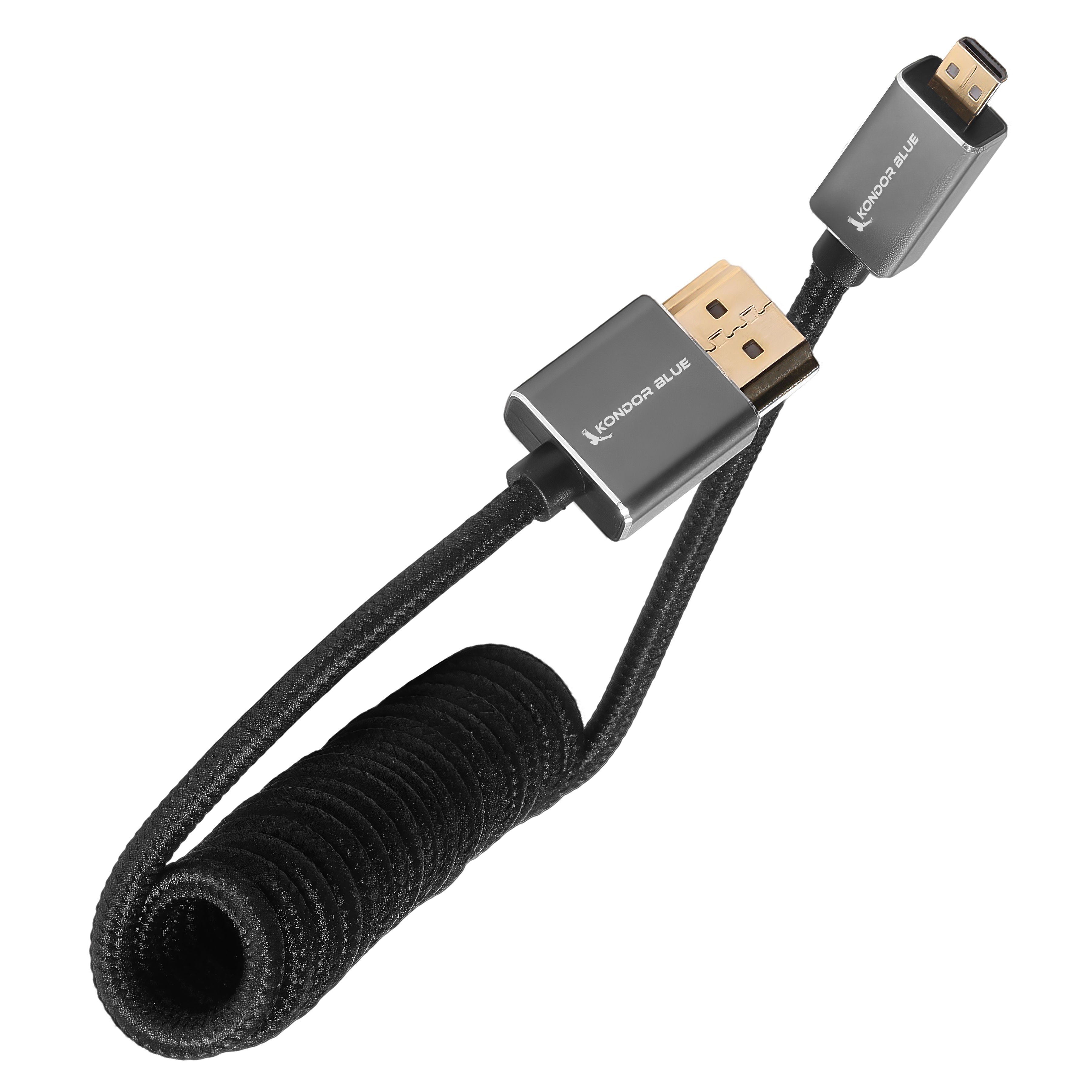 kondor-blue-micro-hdmi-auf-hdmi-kabel-12-24-coiled-nylon-braid image 6