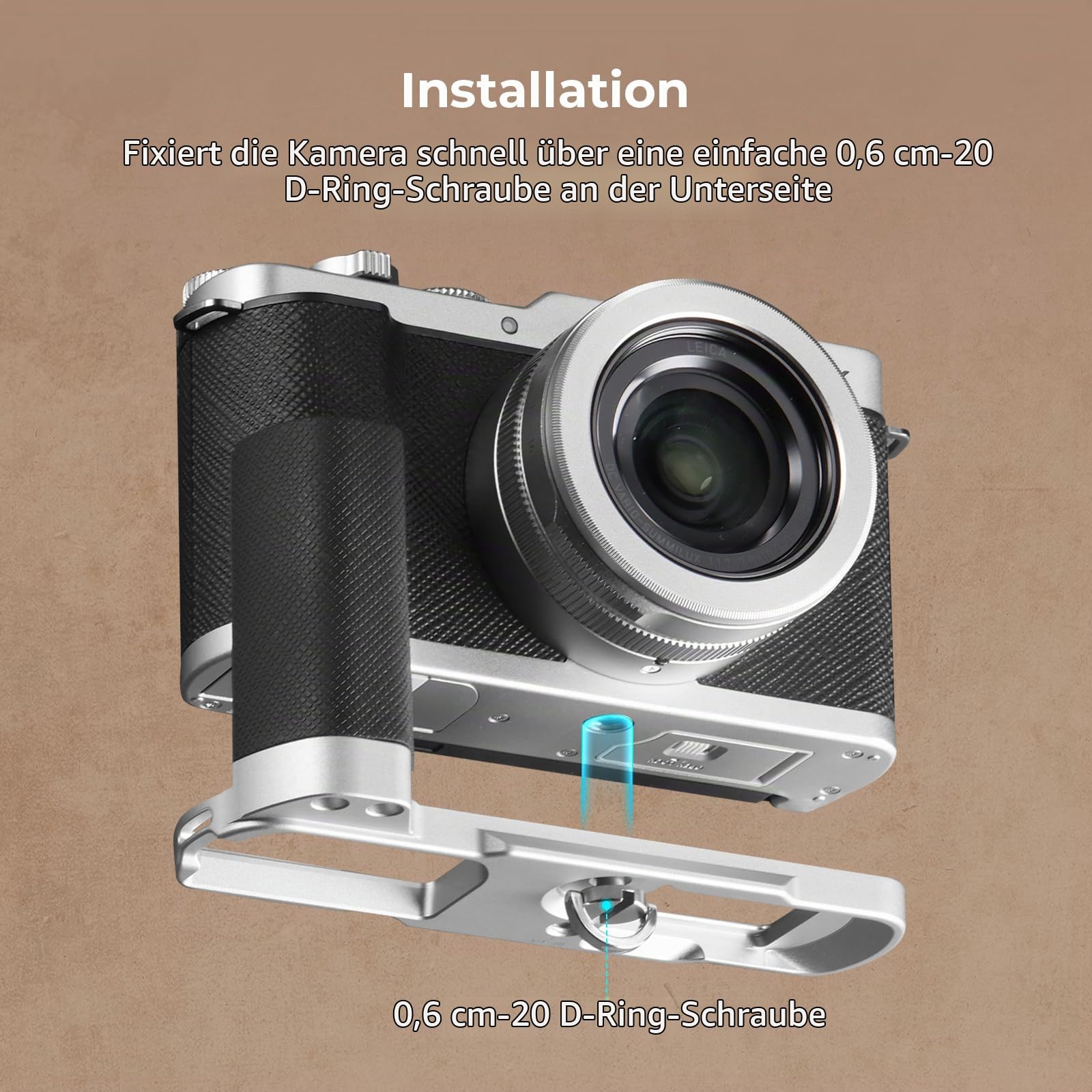 smallrig-5701-l-f-rmiger-griff-f-r-panasonic-lumix-l10-silber image 2