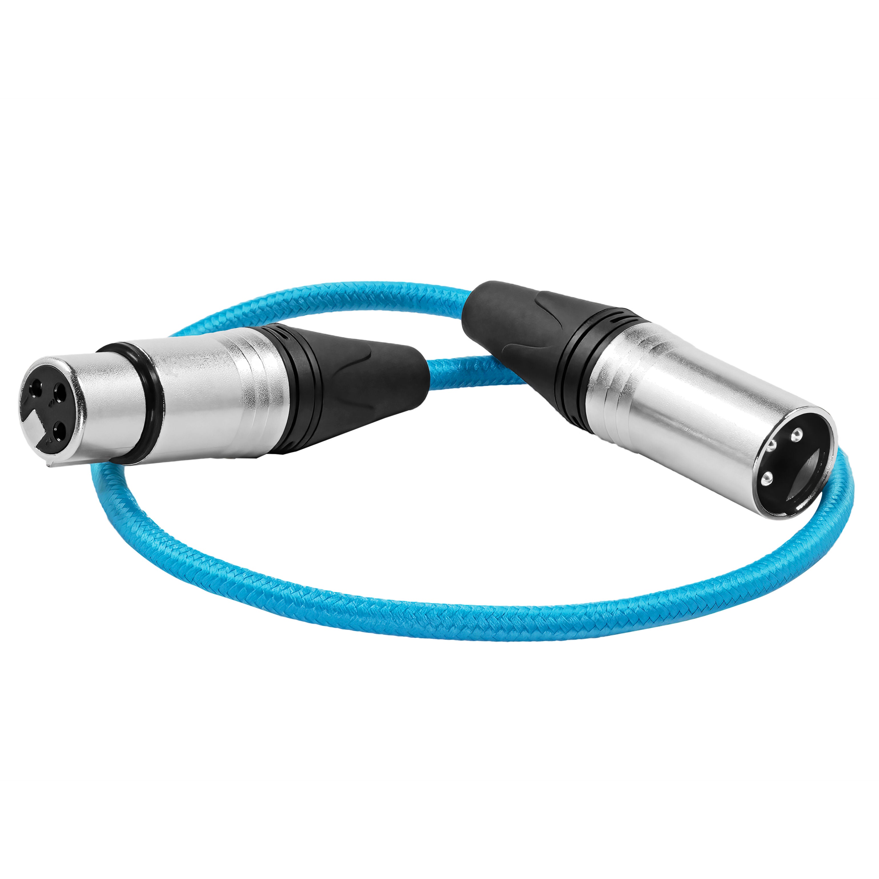 kondor-blue-xlr-auf-xlr-audiokabel-18-f-r-on-camera-mics image 1