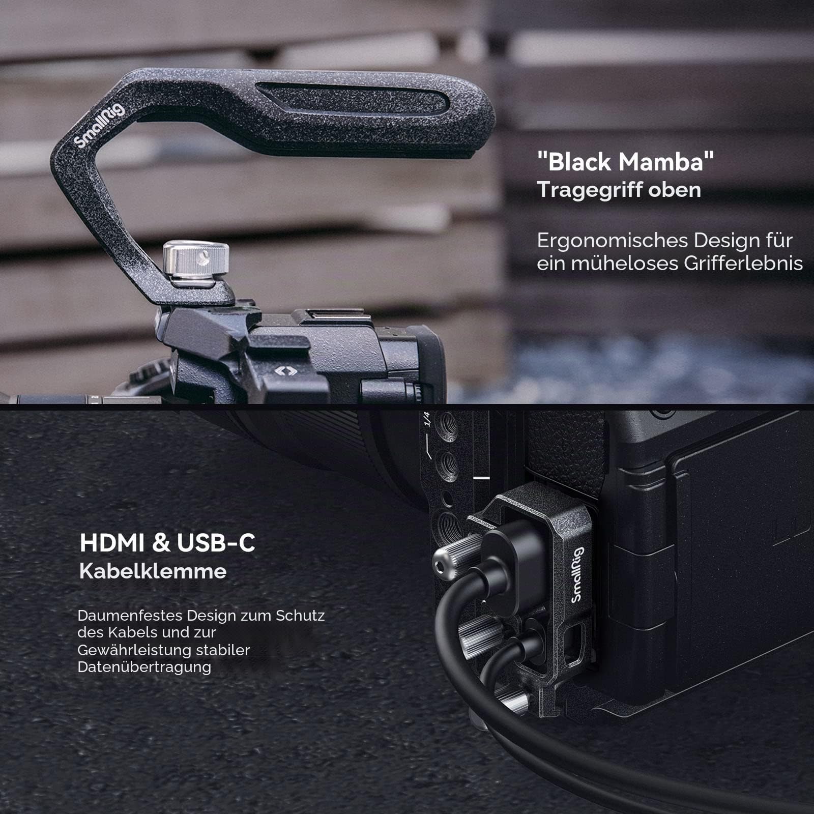 smallrig-4024-cage-kit-f-r-panasonic-lumix-s5-ii-s5-iix-g9-ii-mit-top-griff image 7