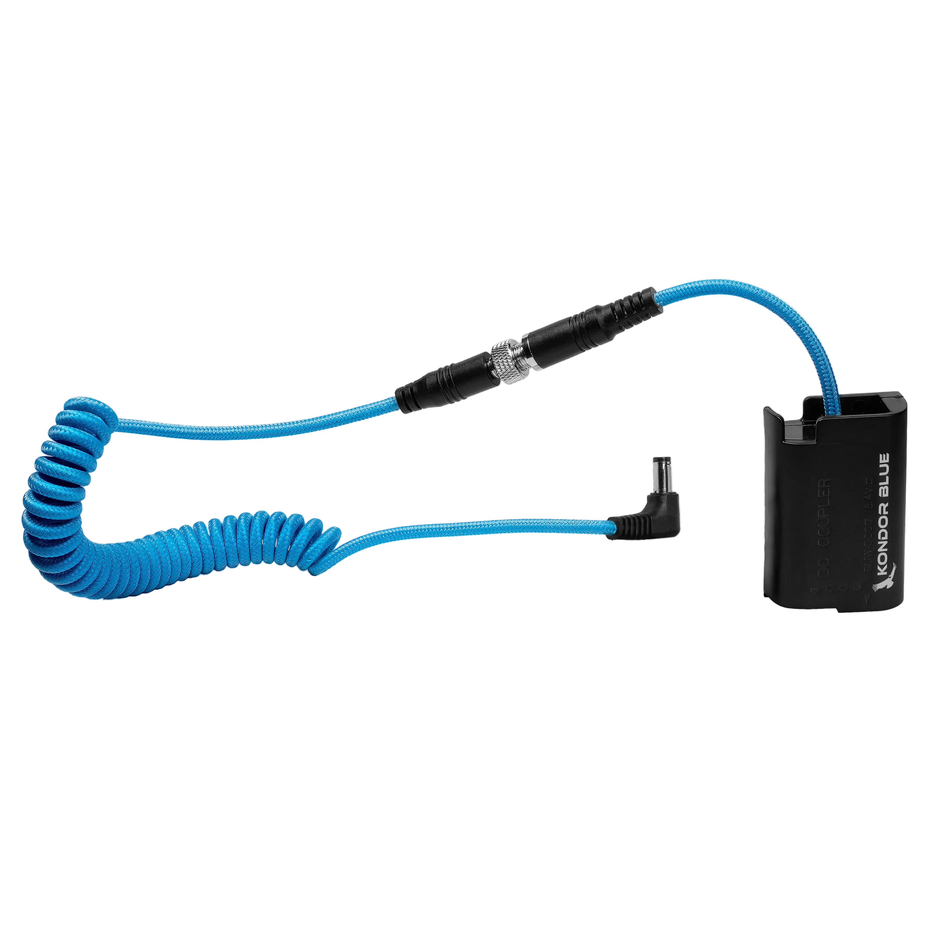 kondor-blue-dc-2-1-auf-dmw-blk22-dummy-battery-kabel-f-r-panasonic-lumix-gh6-s5i image 1