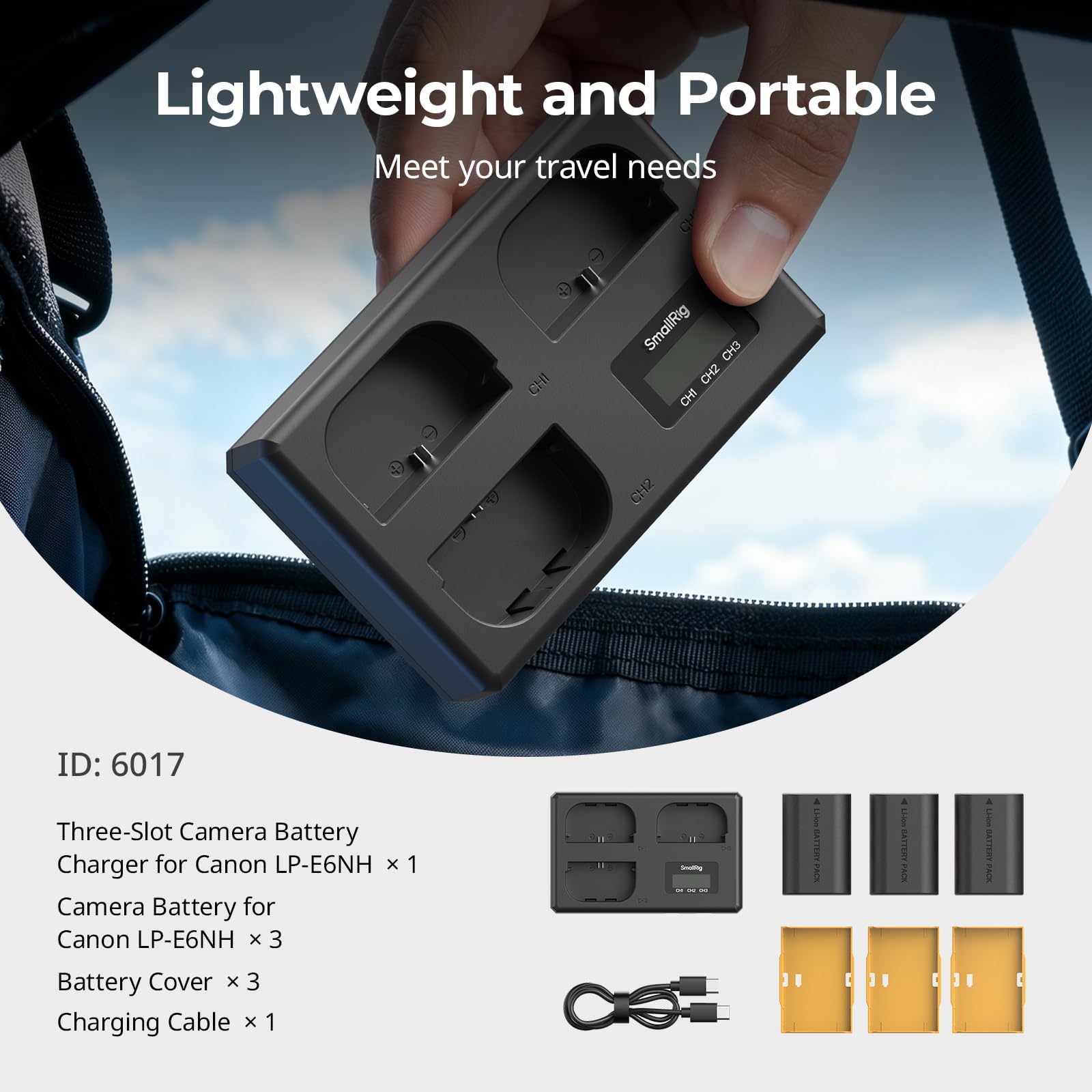 smallrig-lp-e6nh-akku-set-6017-f-r-canon-3x-1940mah-lcd-ladeger-t image 8