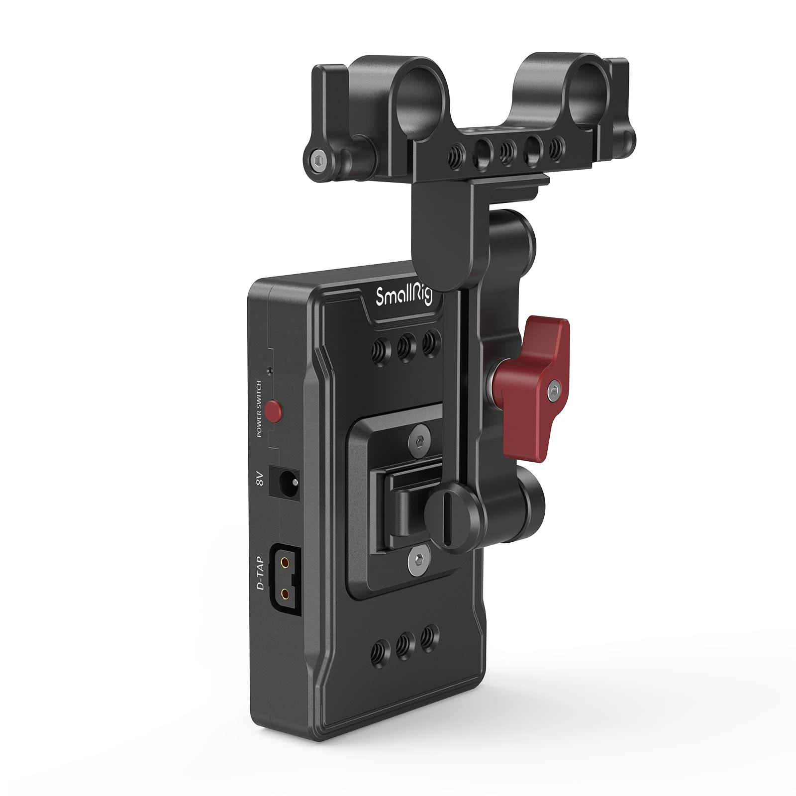 smallrig-v-mount-akkuplattenadapter-3499b-mit-verl-ngerungsarm-und-dual-15mm-sta image 1