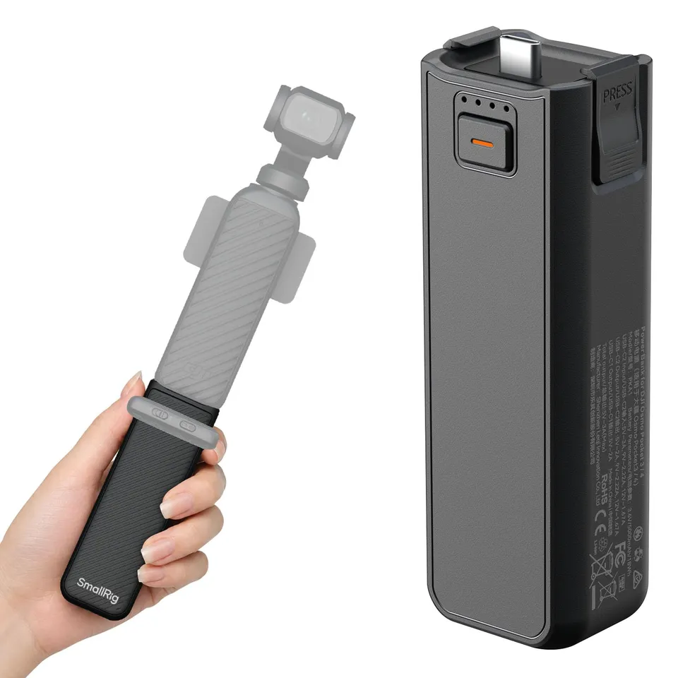smallrig-5705-akkugriff-5000-mah-f-r-dji-osmo-pocket-4-pro-4-3-mit-1-4-gewinde image 1
