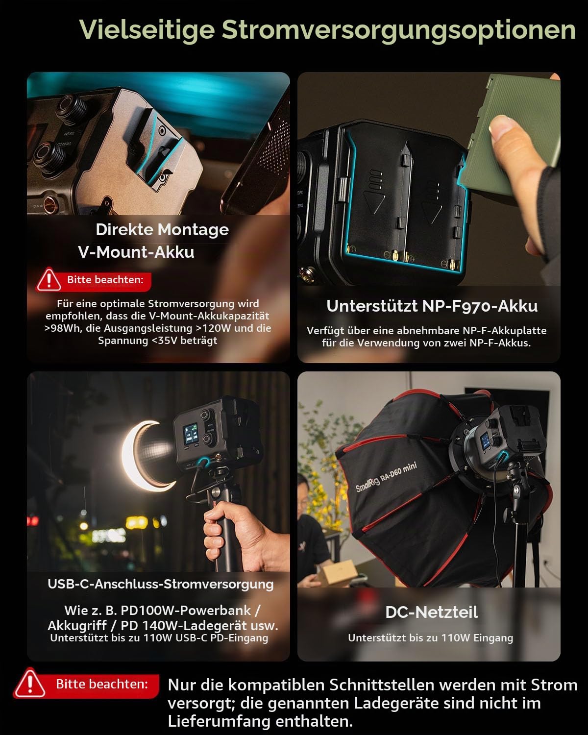 smallrig-rc-100b-cob-videoleuchte-4894-mobile-mit-griff-2700k-6500k-app-steuerun image 3