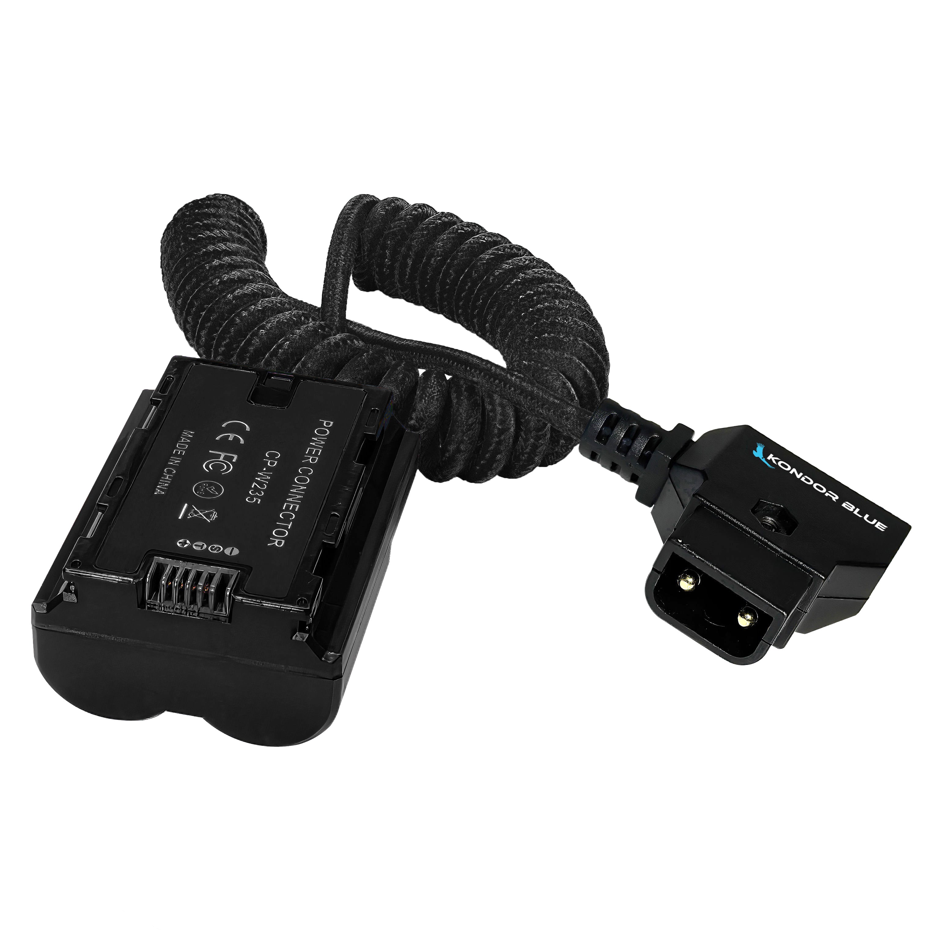 kondor-blue-d-tap-auf-fujifilm-np-w235-dummy-battery-kabel image 4