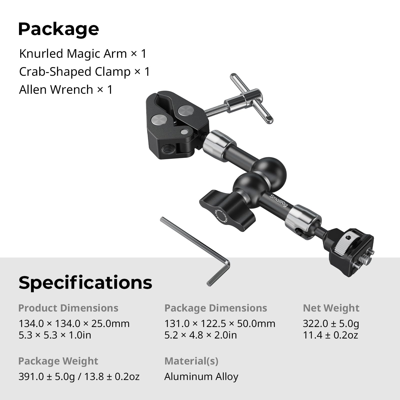 smallrig-5310-magic-arm-7-zoll-mit-krabbenklemme-1-4-20 image 8