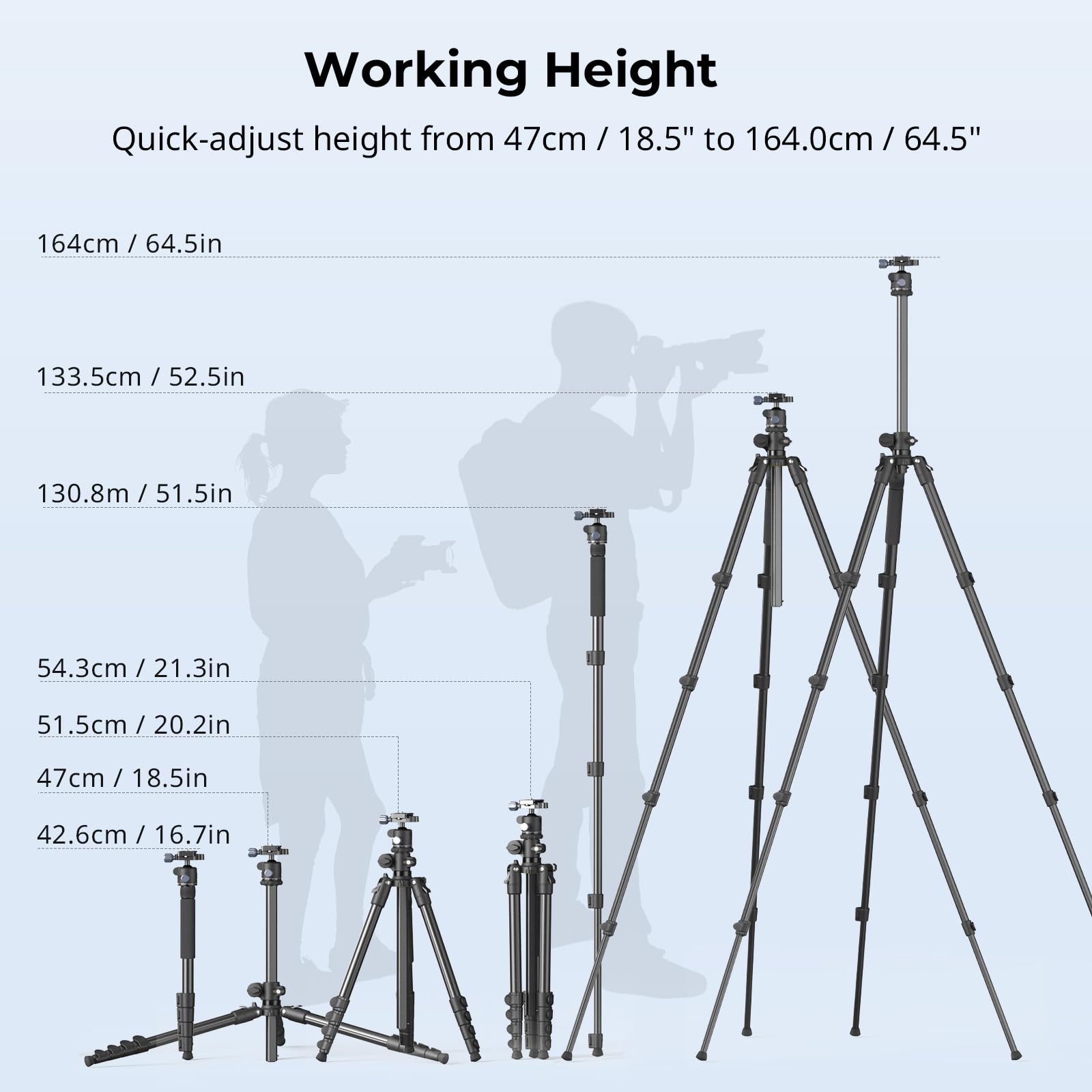 smallrig-ct25-5290-horizontales-berkopfstativ-164-cm-mit-smartphone-halter image 6