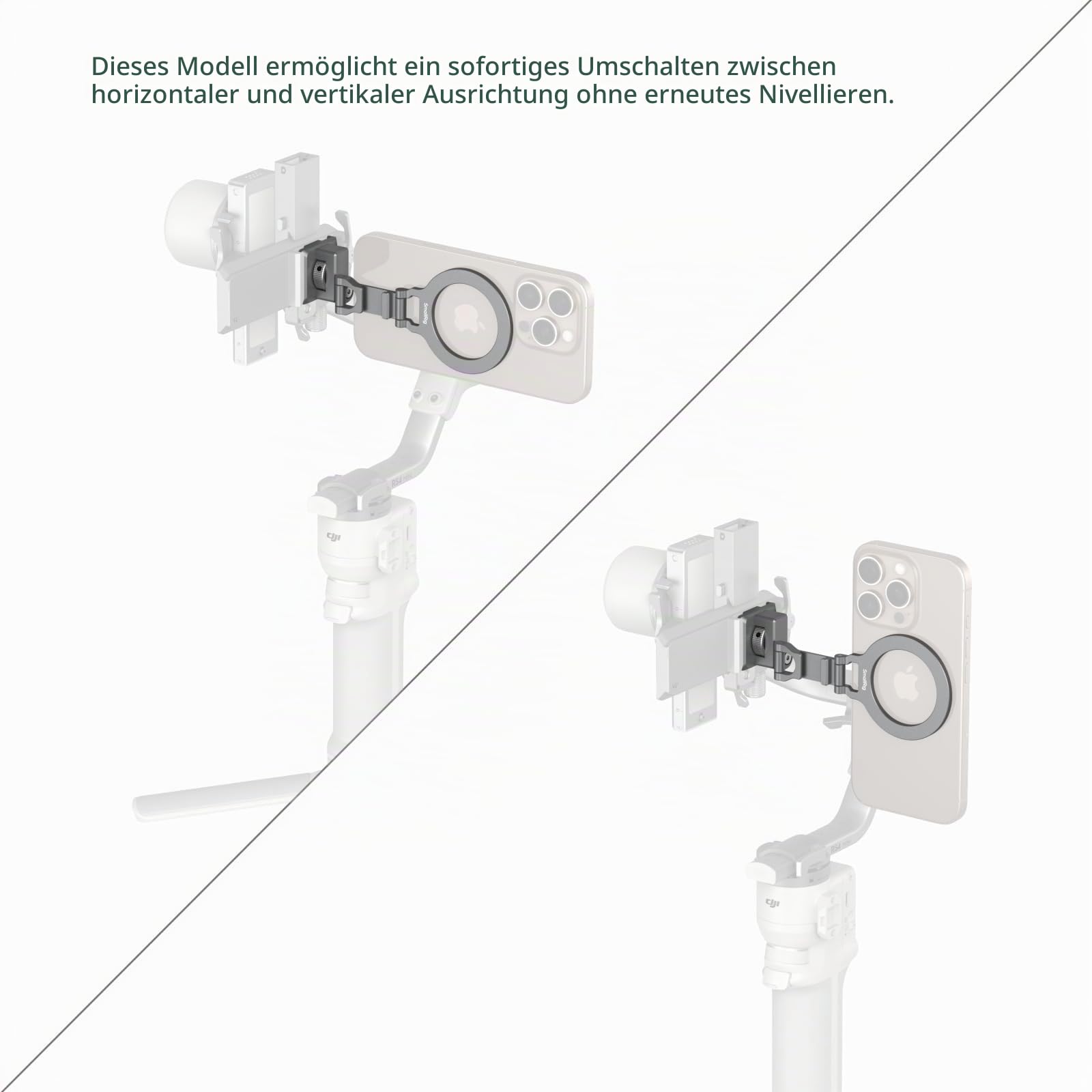smallrig-5339-telefonhalterung-mit-cold-shoe-f-r-arca-swiss-handyhalter-mit-mags image 8