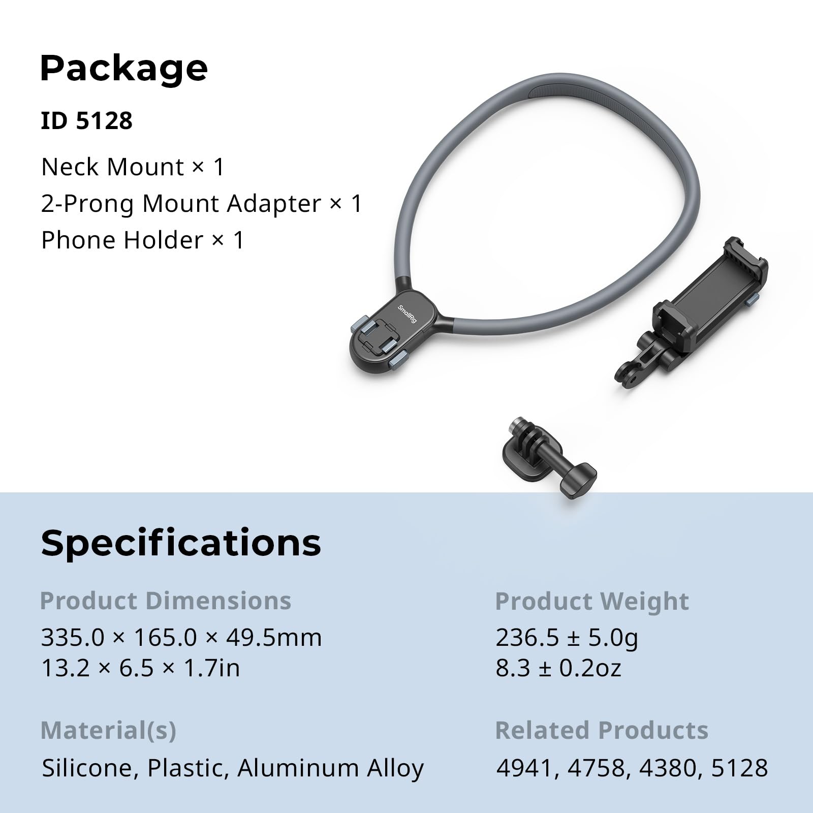 smallrig-5128-magnetische-nackenhalterung-f-r-actionkamera-und-smartphone image 6