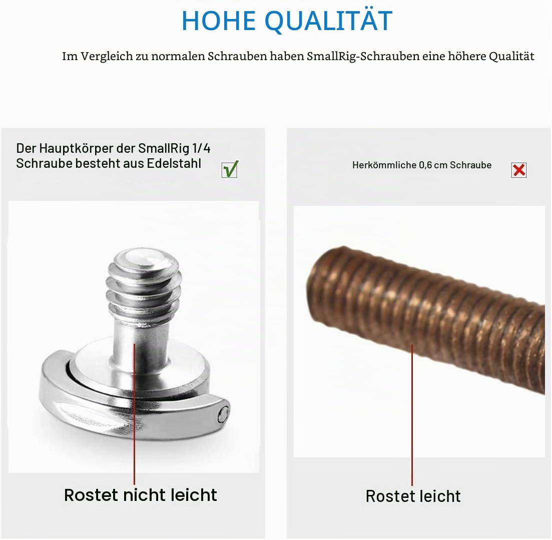 smallrig-1-4-zoll-kamera-befestigungsschraube-838-2er-pack image 7