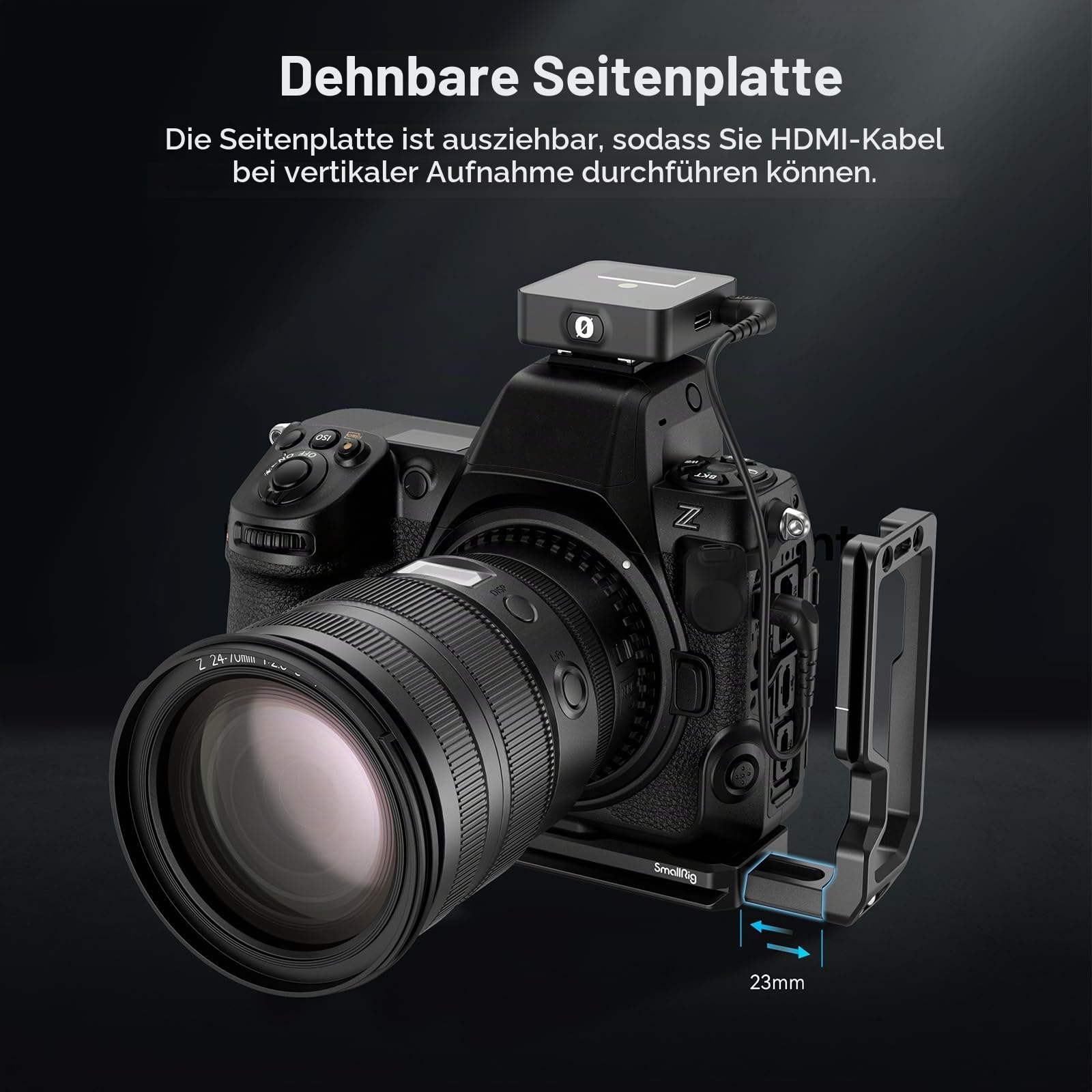 smallrig-3942-l-bracket-f-r-nikon-z8-arca-l-platte-mit-qd-und-gimbal-pad image 6
