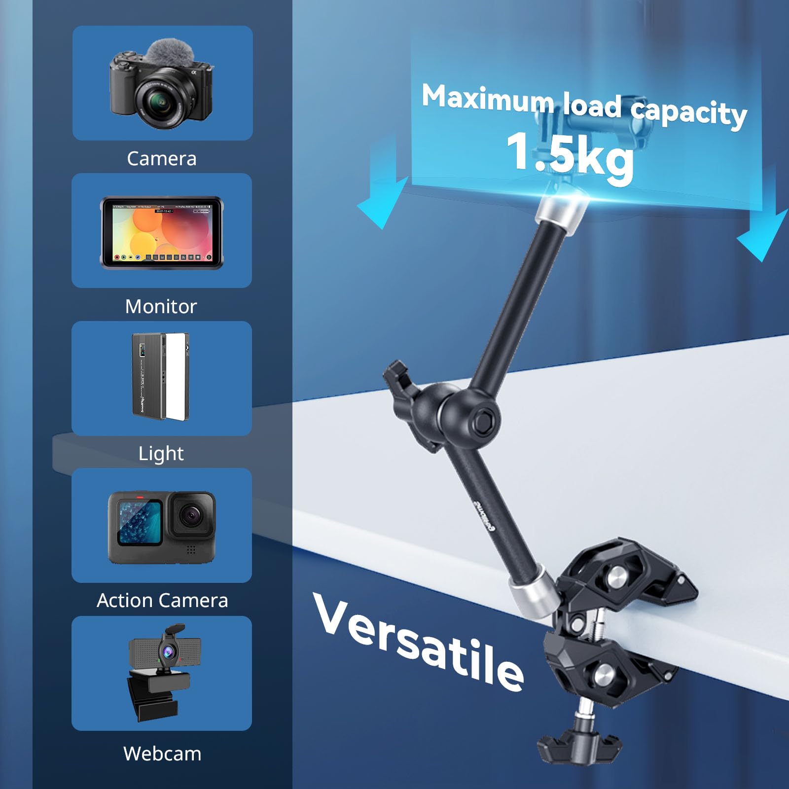 smallrig-magic-arm-super-clamp-kamerahalterung-set image 5