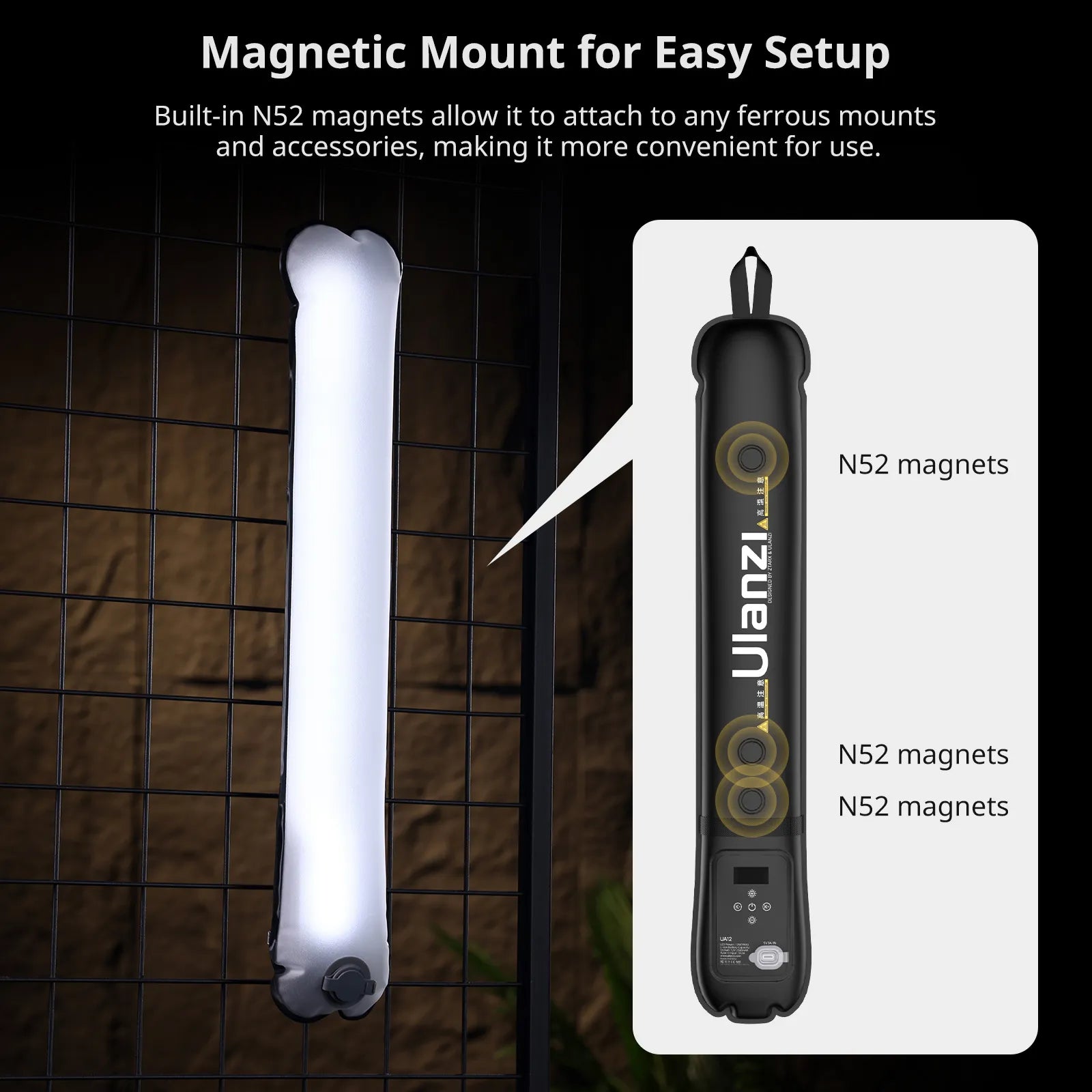 ulanzi-ua12-ua20-portable-air-tube-light-rgb-led-licht-2700k-6500k image 5