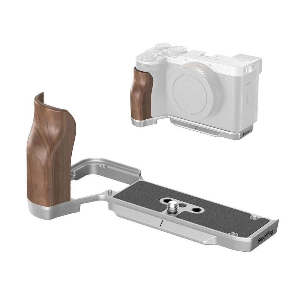 smallrig-4796b-l-griff-mit-holz-und-arca-platte-f-r-sony-a7c-ii-a7cr image 1