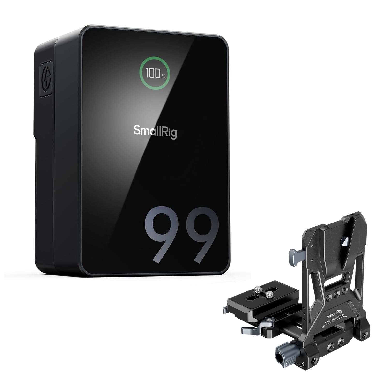 smallrig-5046-vb99-pro-v-mount-akku-99wh-kit-mit-akkuplatte image 1