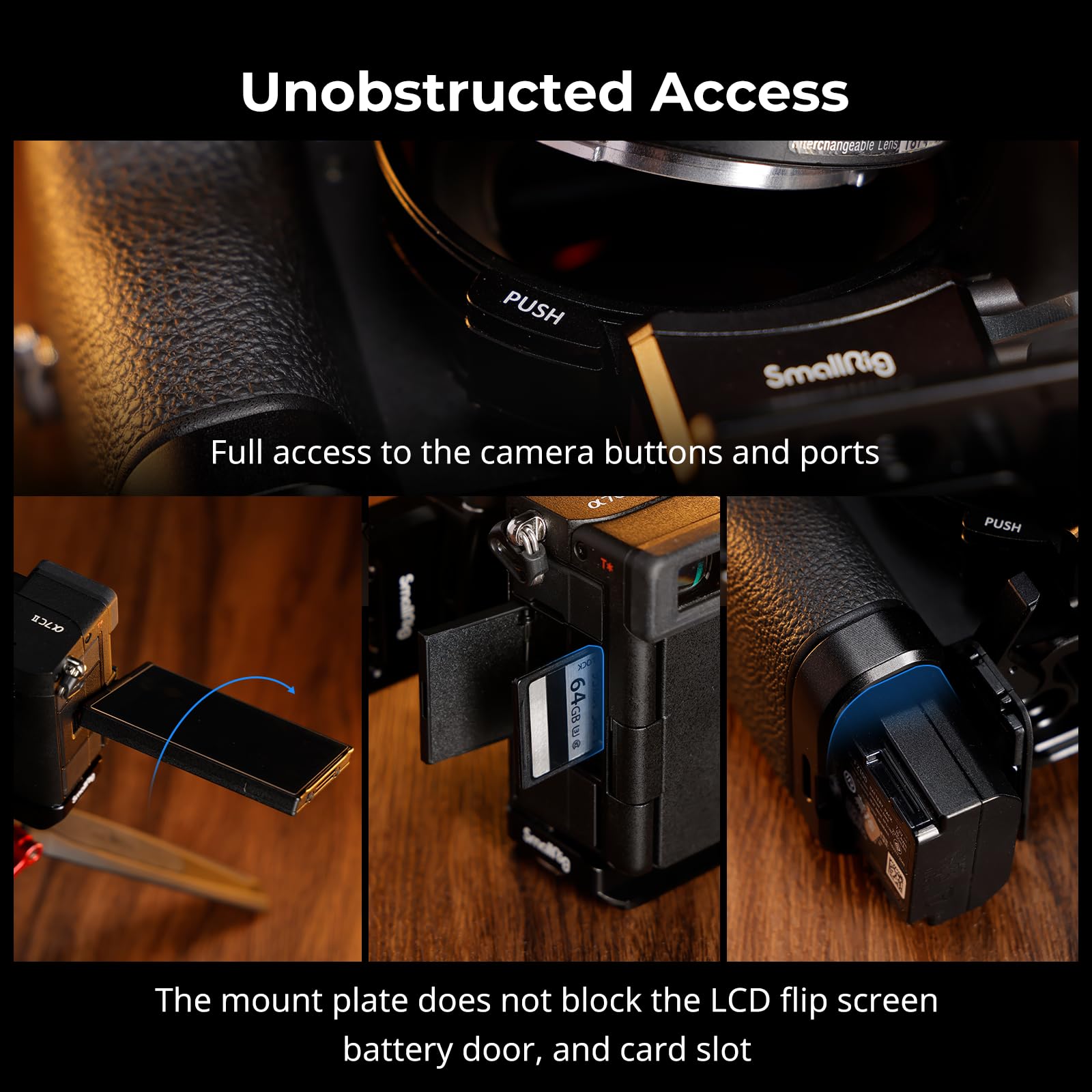 smallrig-4570-stativplatte-horizontal-zu-vertikal-f-r-sony-alpha-7c-ii-7cr-arca- image 5