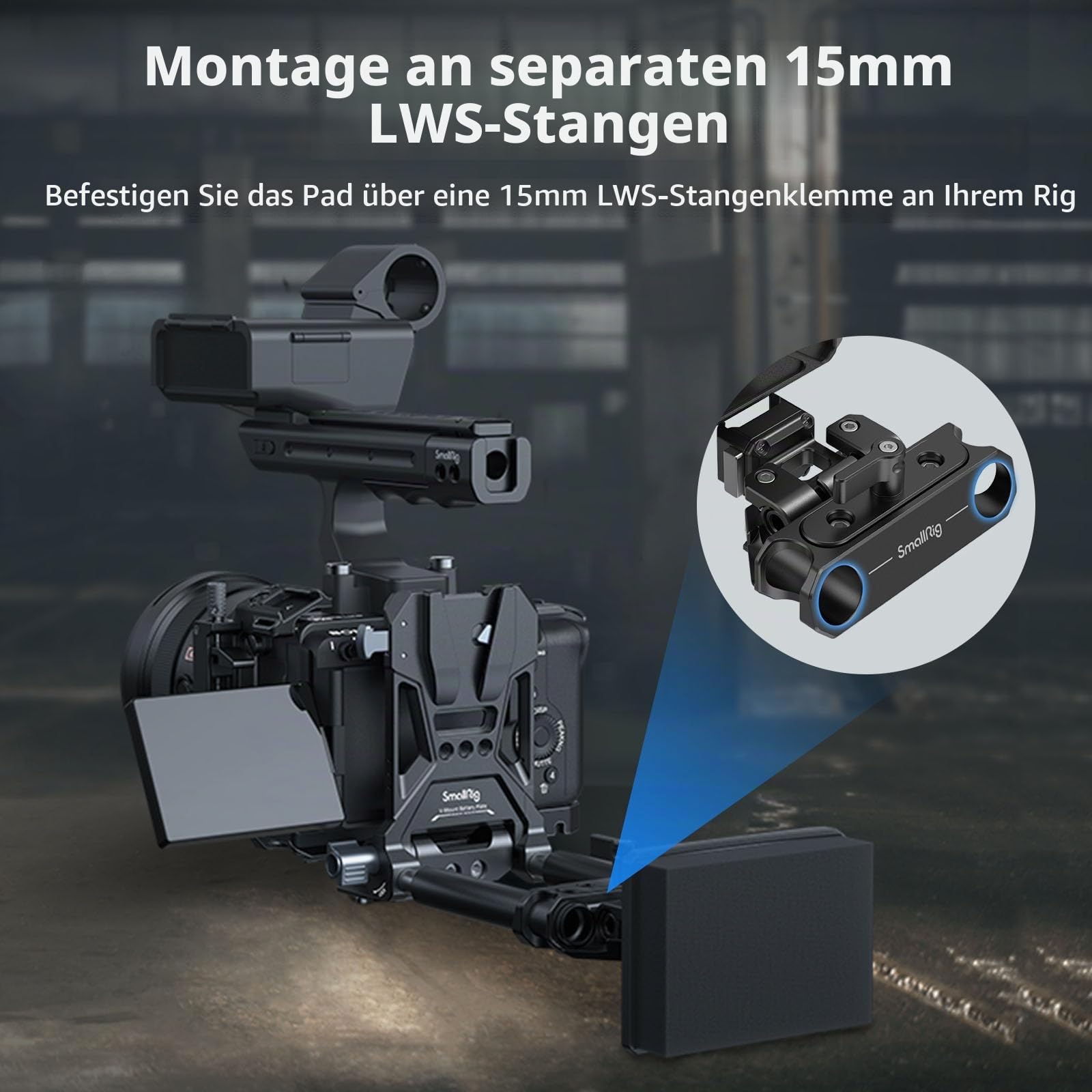smallrig-3183b-lightweight-chest-pad-mit-stabklemme image 2