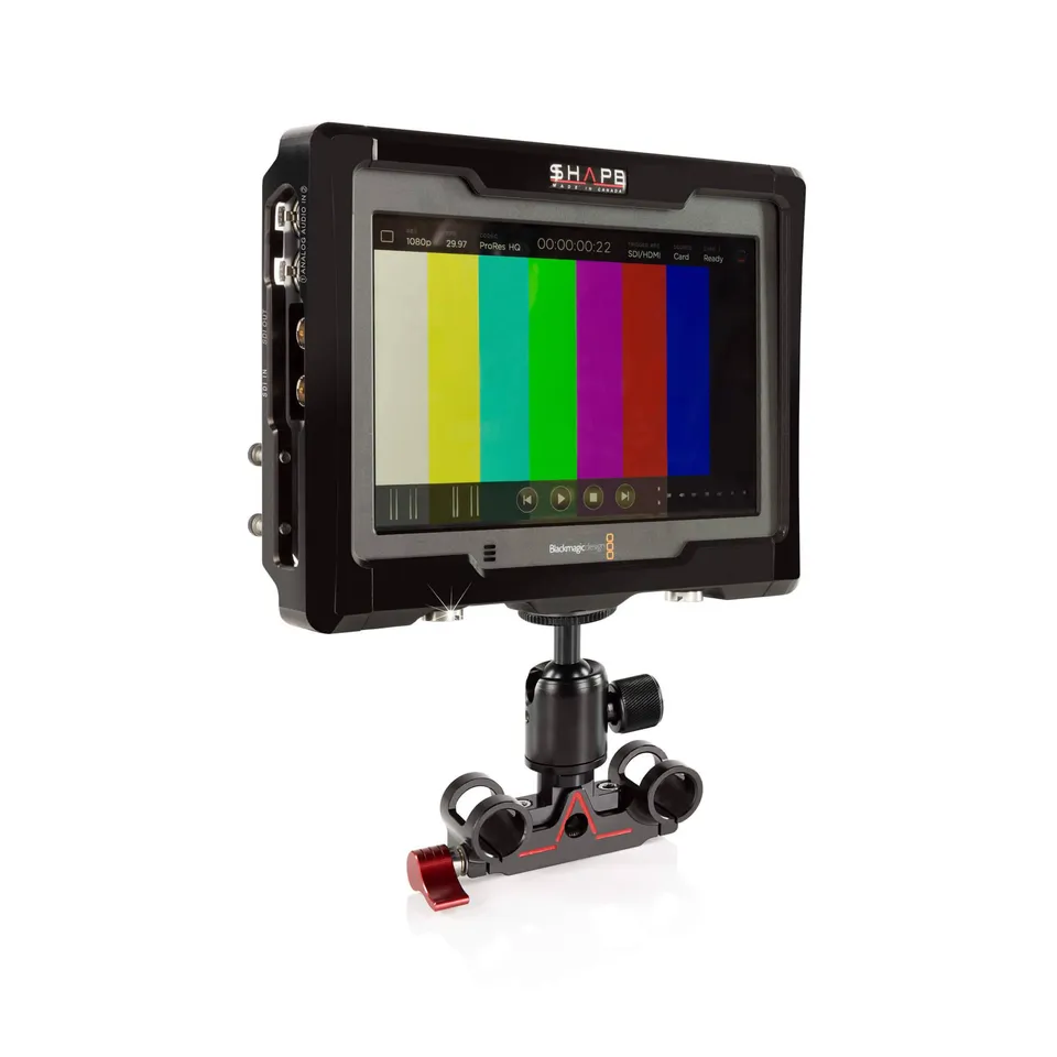 shape-monitor-cage-mit-15-mm-rod-bloc-kugelkopf-f-r-blackmagic-video-assist-4k image 1