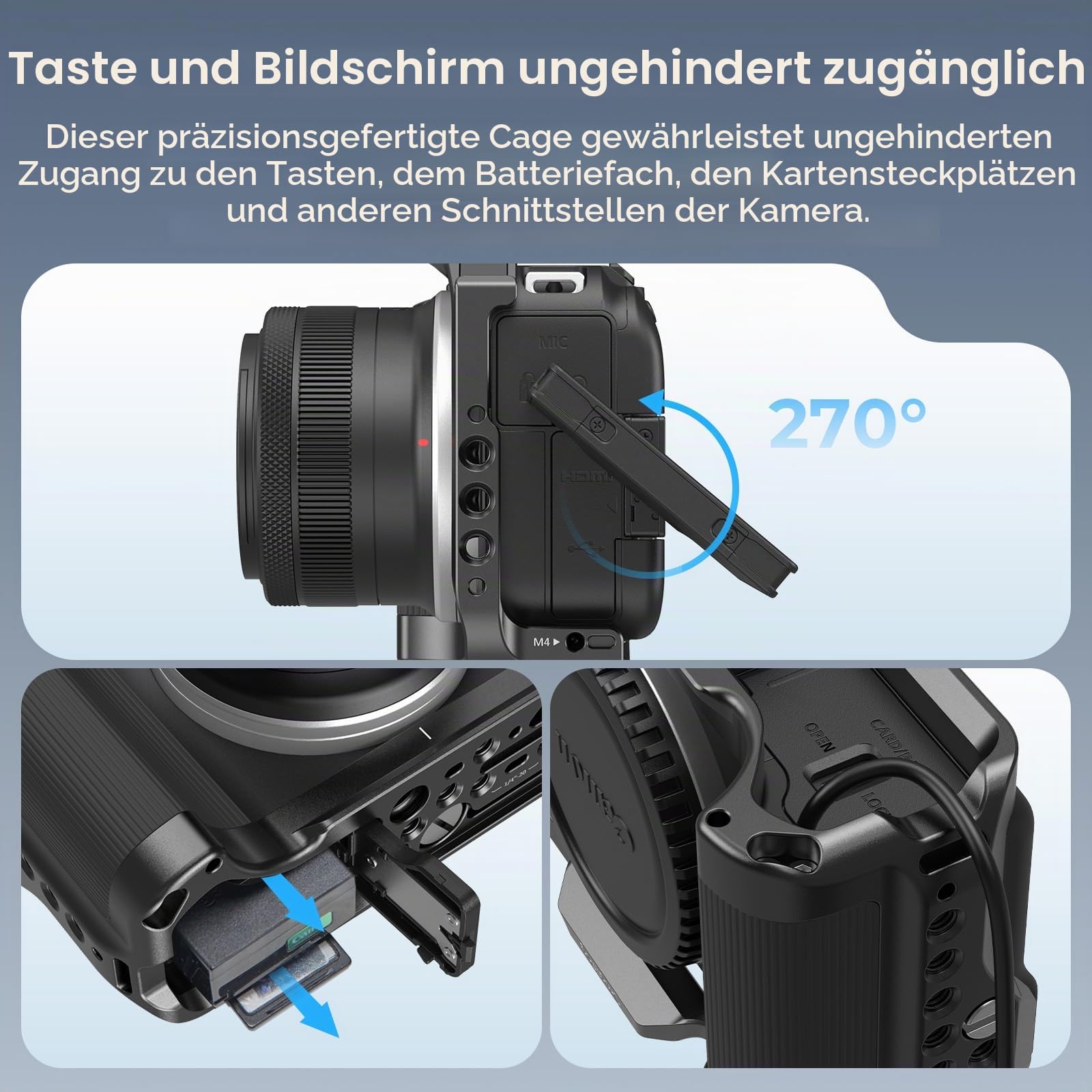 smallrig-r50-v-kamerak-fig-5427-f-r-canon-r50v-mit-silikongriff-arca image 7