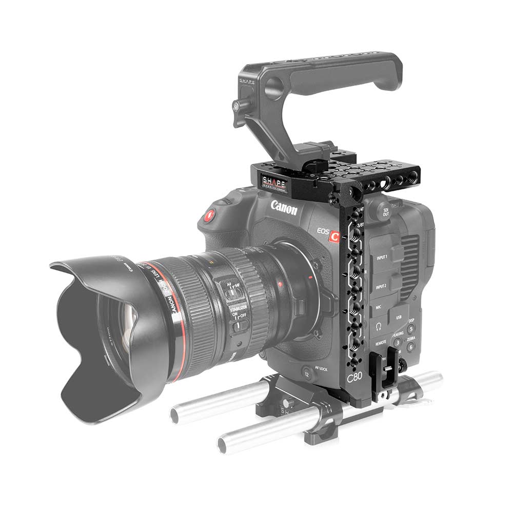 shape-kamera-cage-f-r-canon-eos-c80-mit-top-plate-und-nato-side-arm image 1
