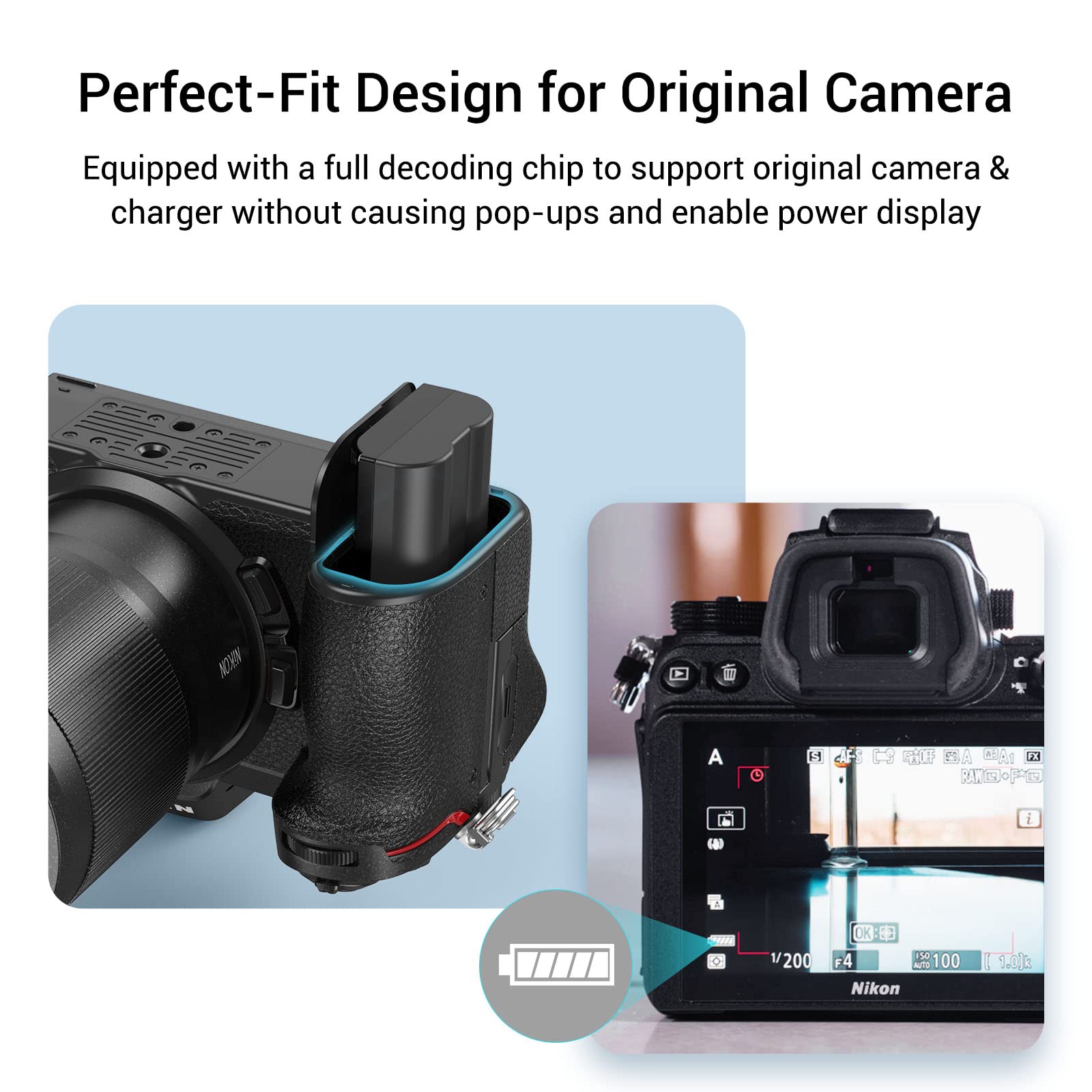 smallrig-en-el15-akku-set-3820-2x-2040mah-lcd-dual-ladeger-t-f-r-nikon image 5