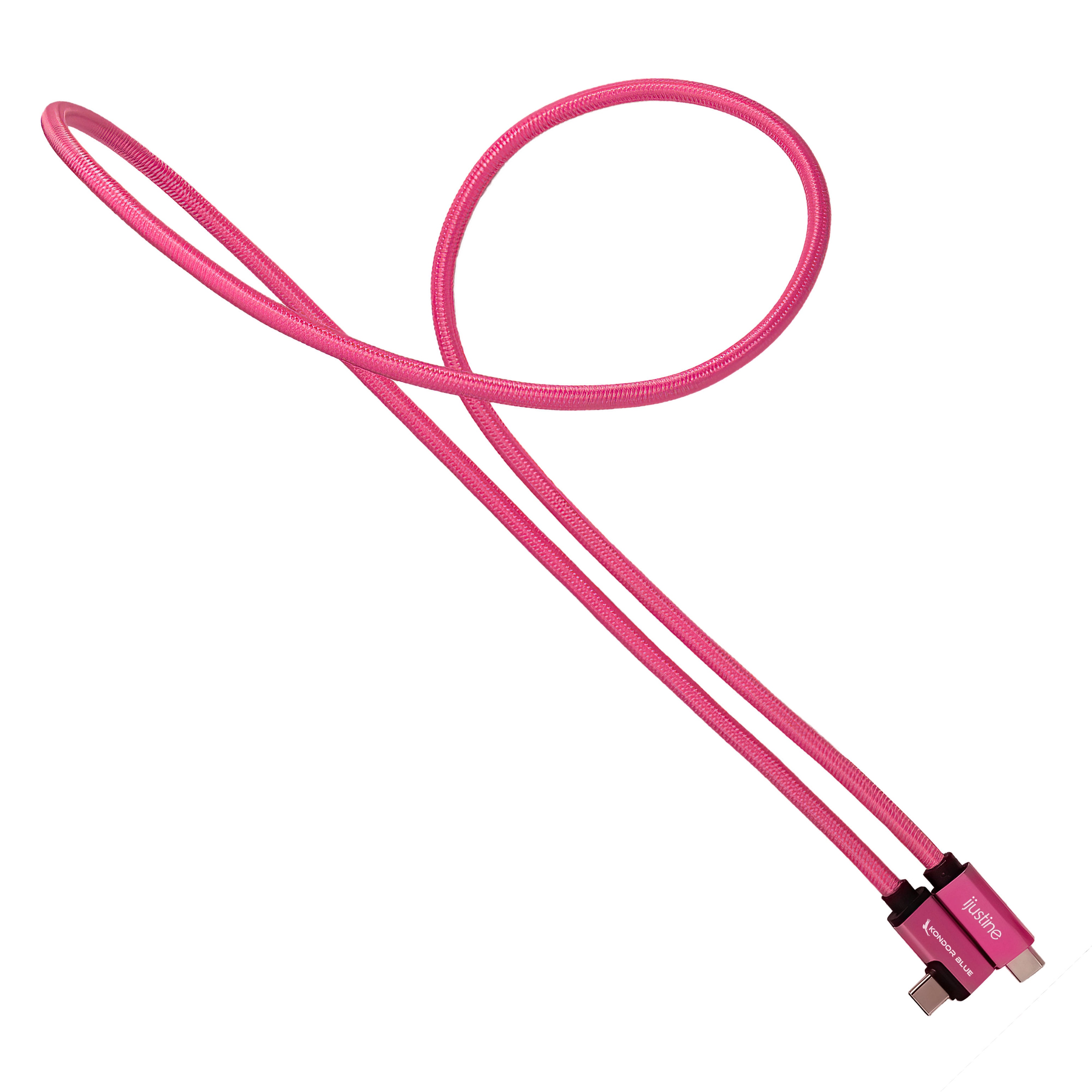 kondor-blue-ijustine-pink-usb-c-3-2-kabel-10gb-s-100w image 4