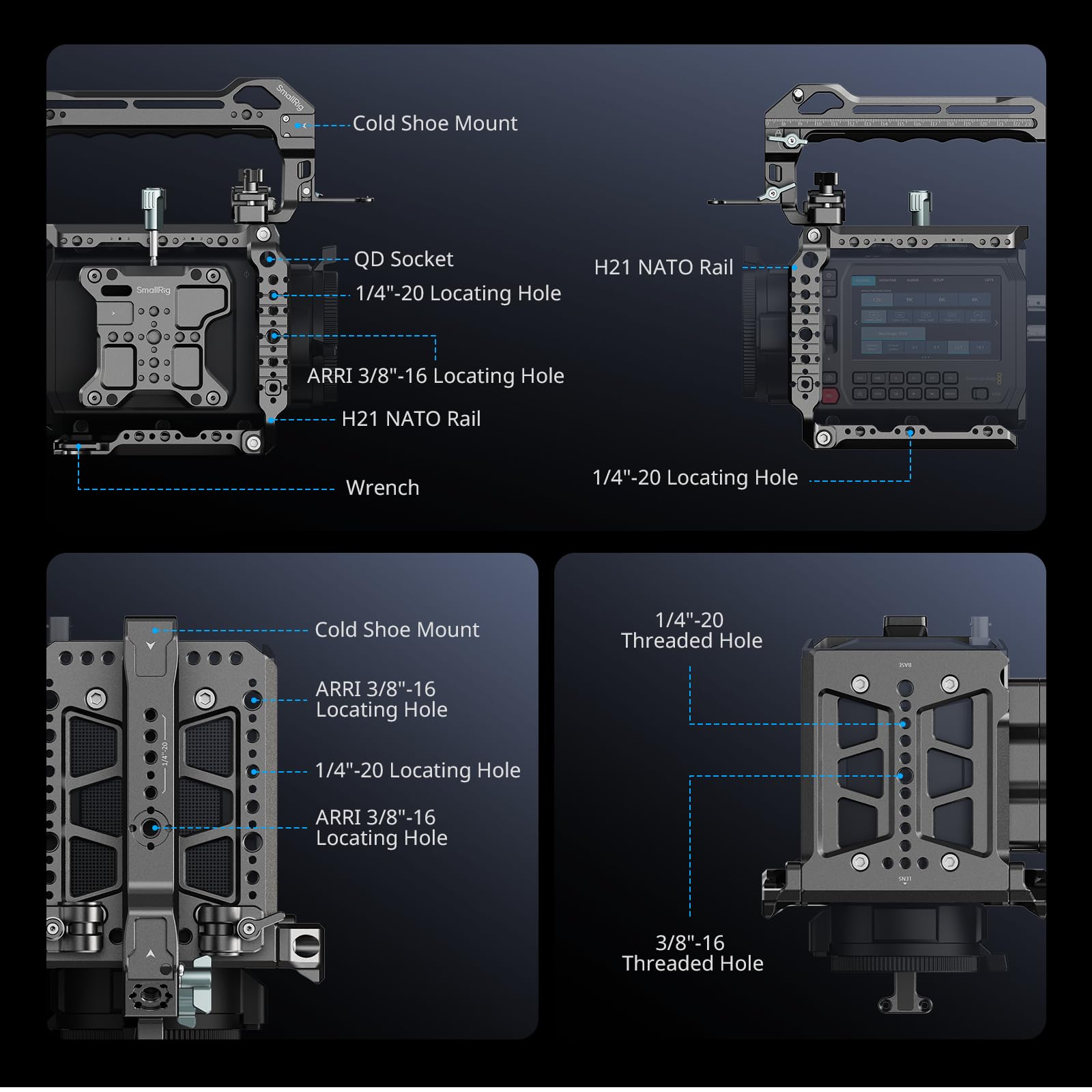 smallrig-5281-cage-kit-f-r-blackmagic-pyxis-6k-12k-modularer-kamerak-fig image 5