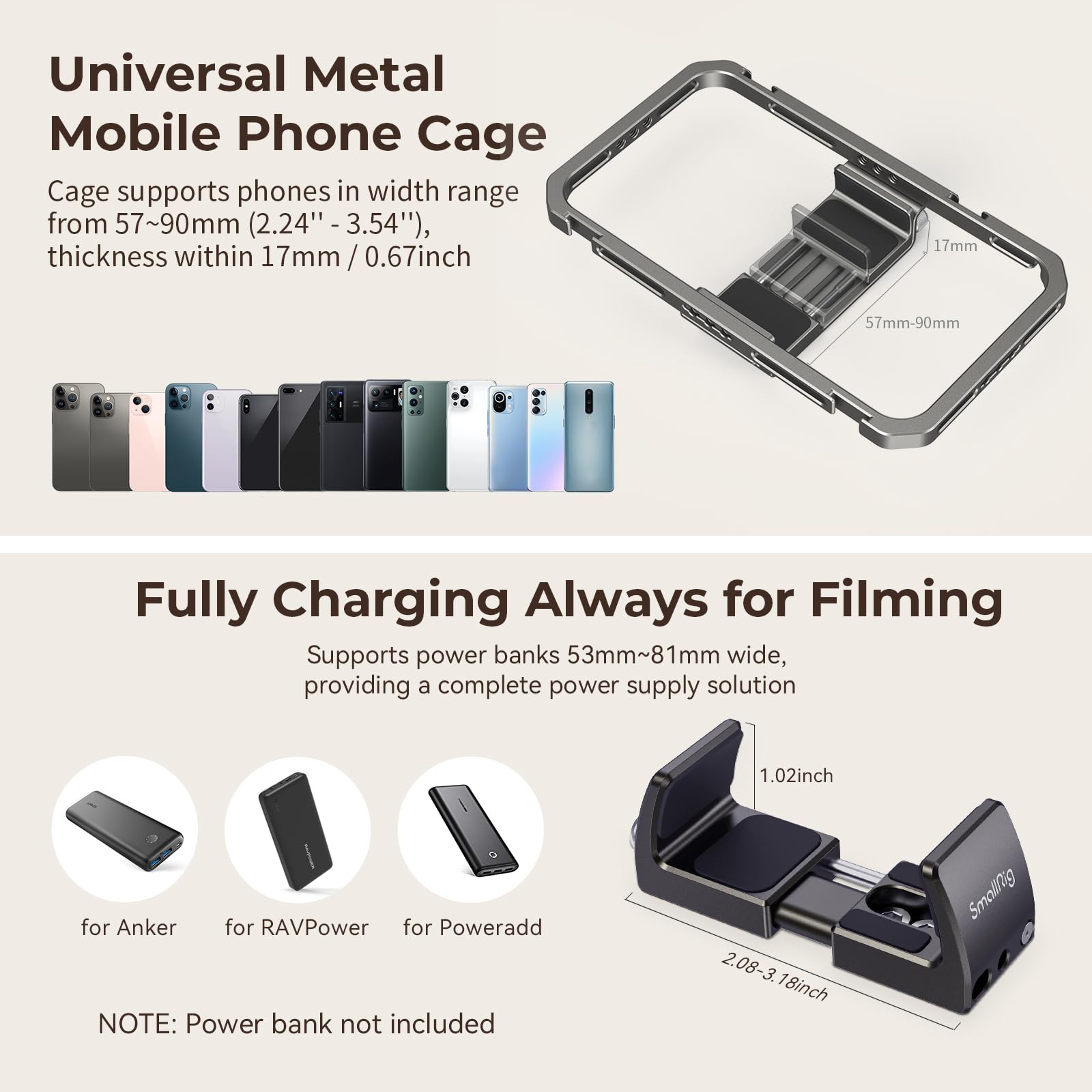 smallrig-3384d-universal-phone-video-rig-kit-f-r-smartphone-mit-griff-licht-und- image 5