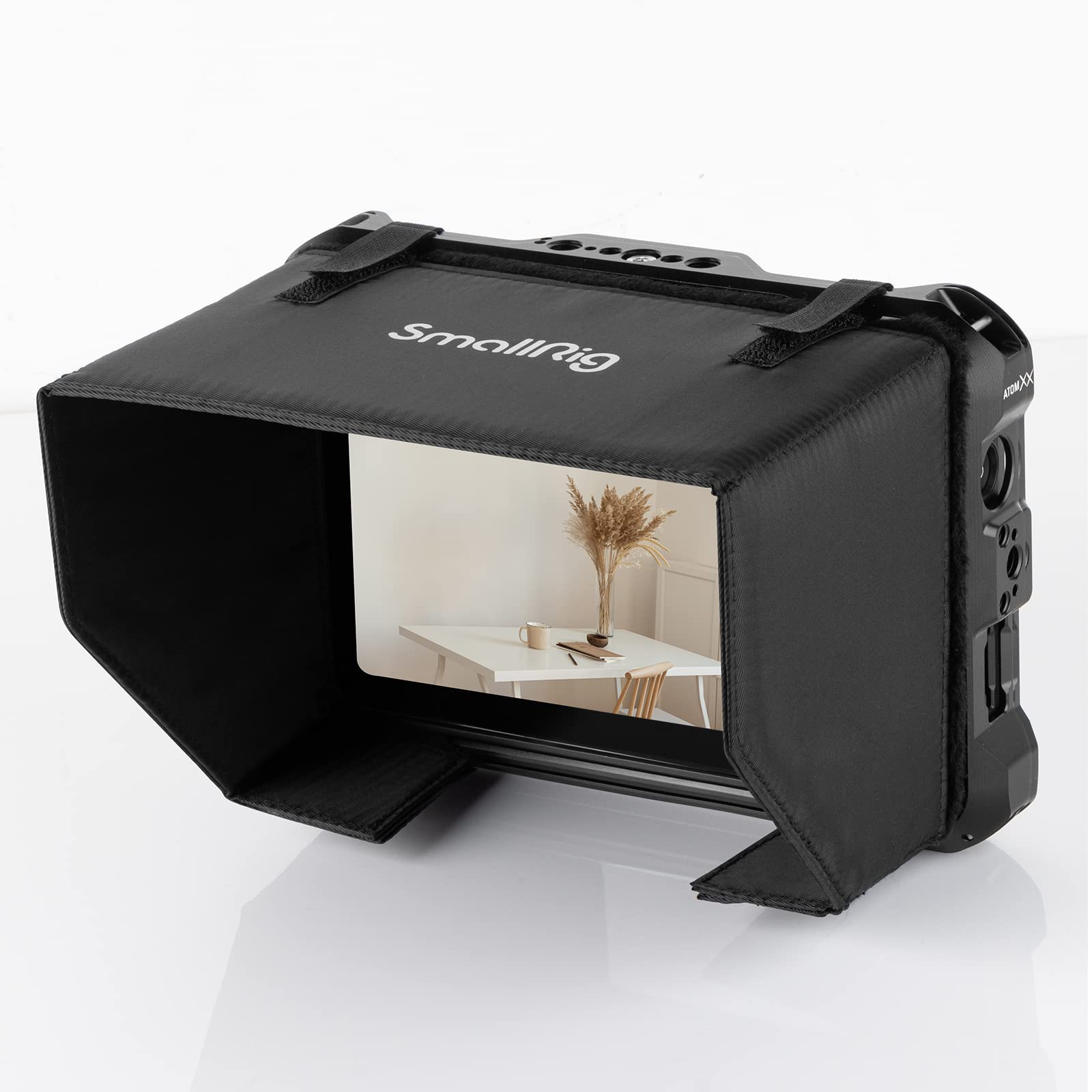 smallrig-monitor-cage-kit-3456-f-r-atomos-shinobi-7-mit-kabelklemme-und-sonnenbl image 1