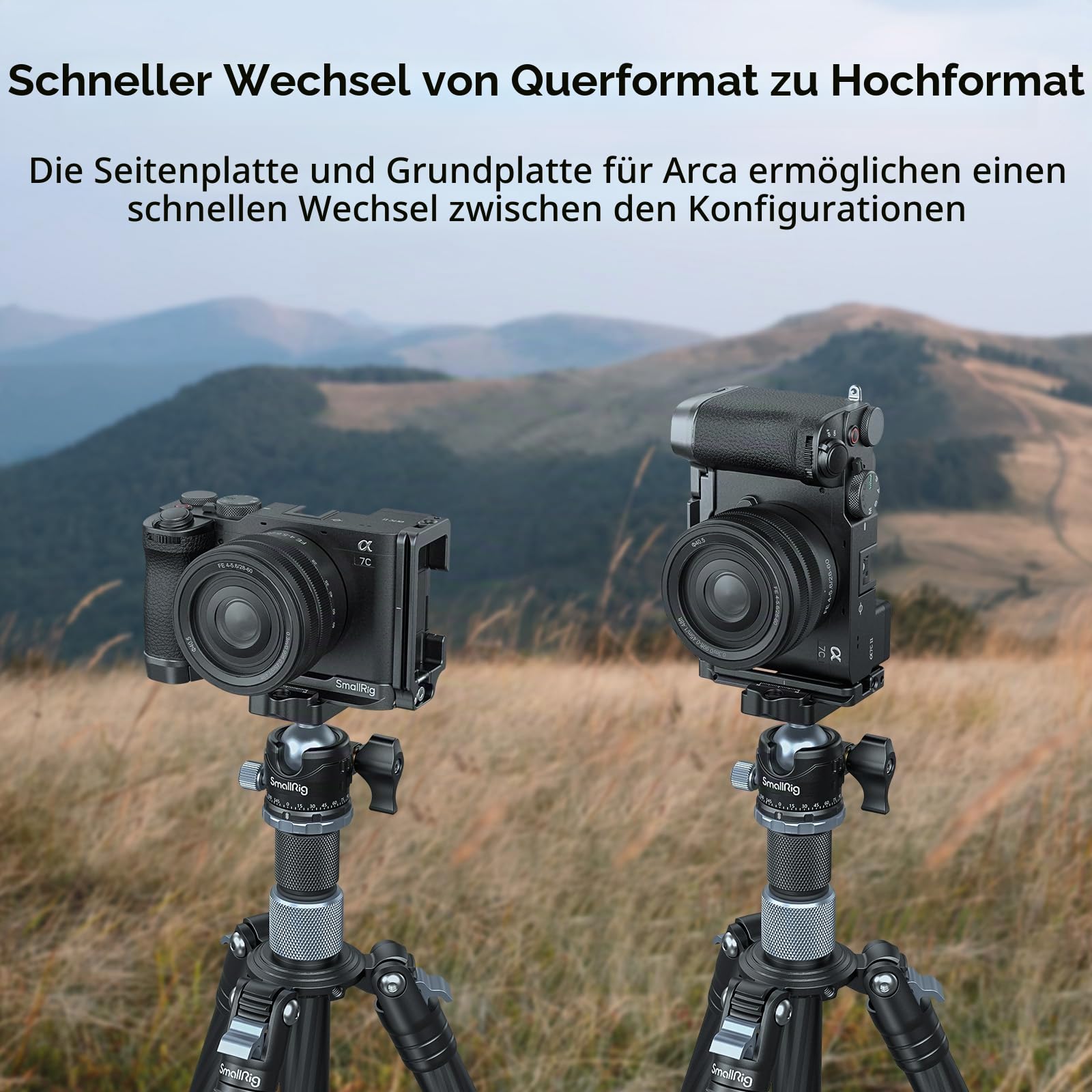 smallrig-4569-l-bracket-l-winkel-f-r-sony-alpha-7c-ii-7cr-mit-arca-platte image 2