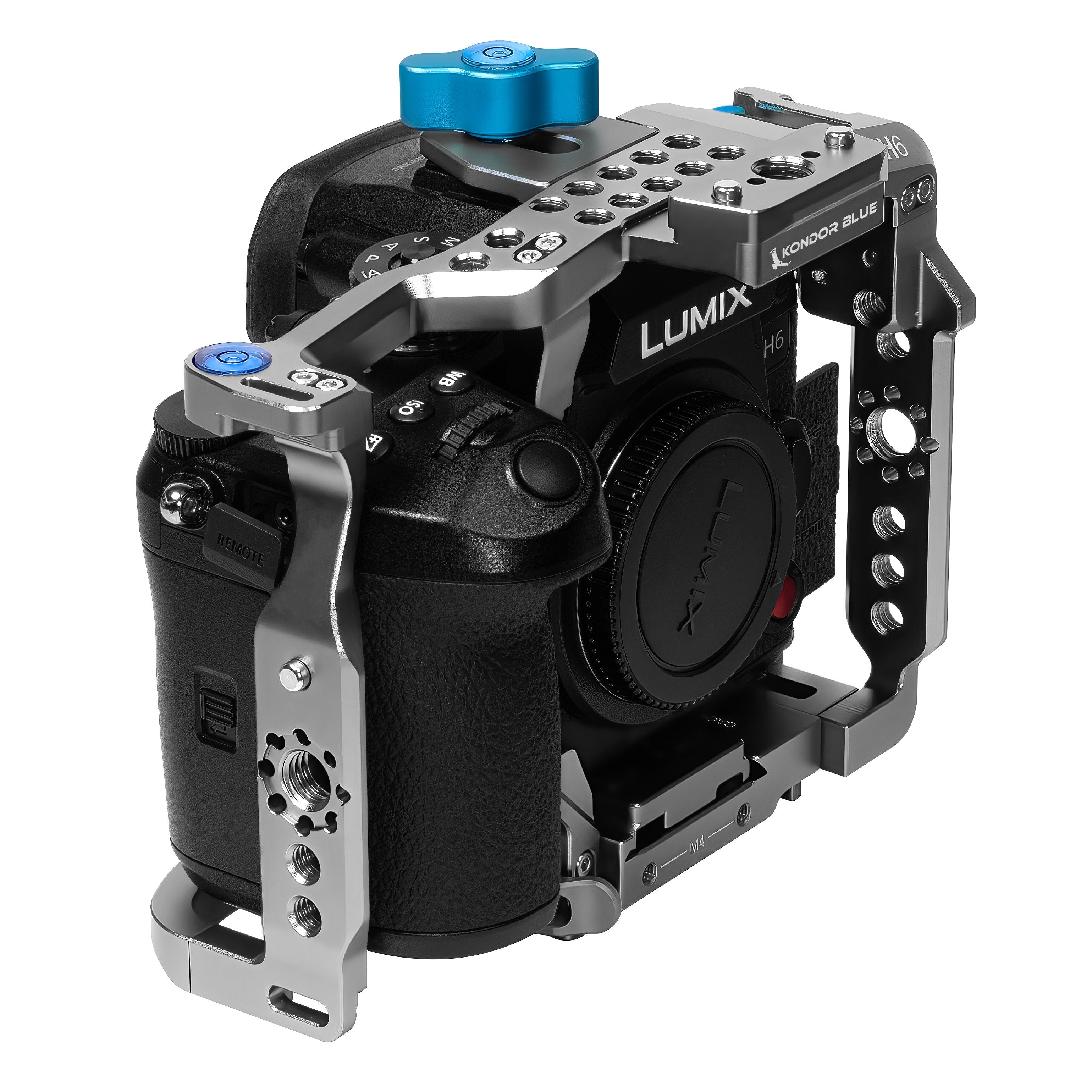 kondor-blue-cage-f-r-panasonic-lumix-gh7-gh6-mit-nato-rail image 2