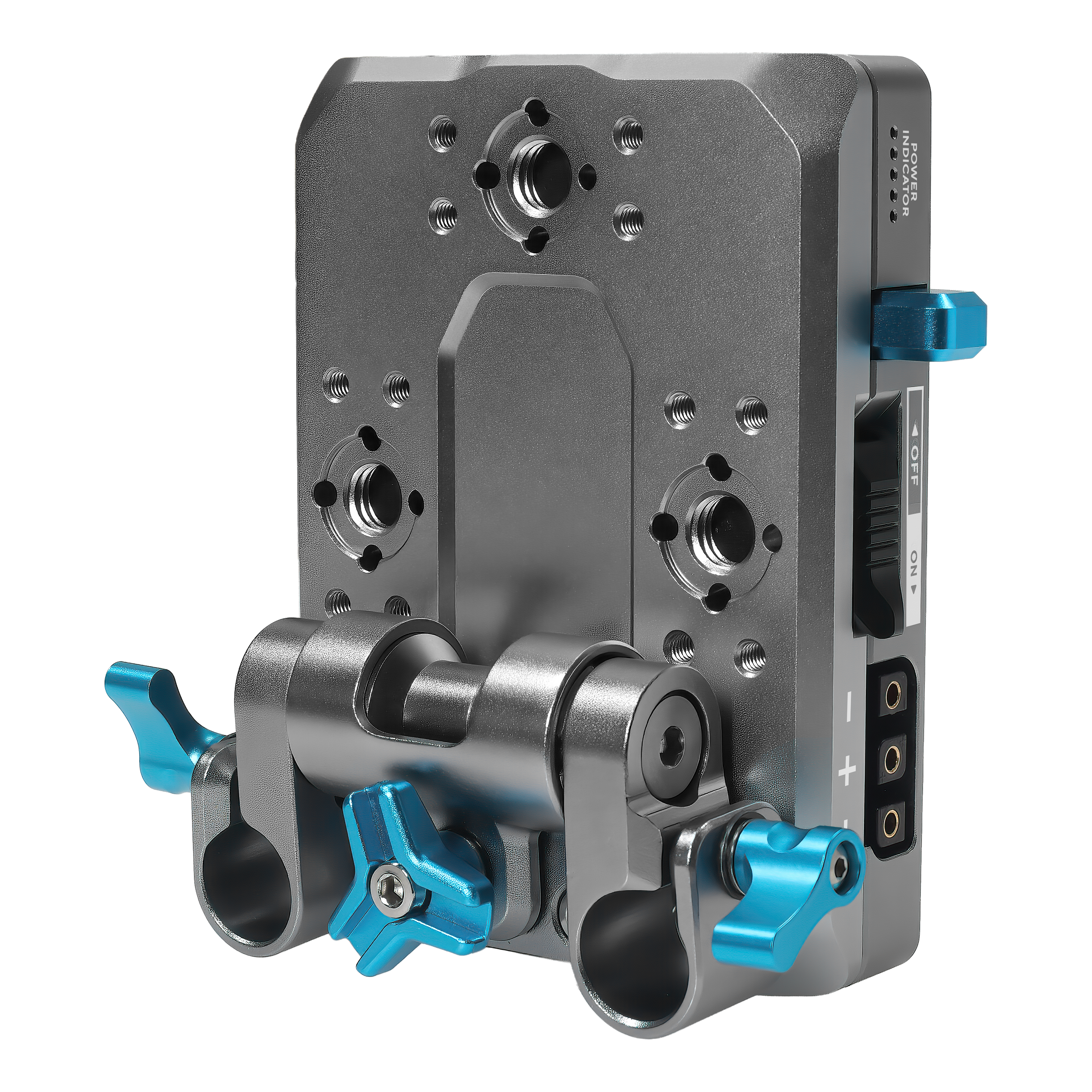 kondor-blue-v-mount-pro-battery-plate-mit-swiveling-rod-block image 4