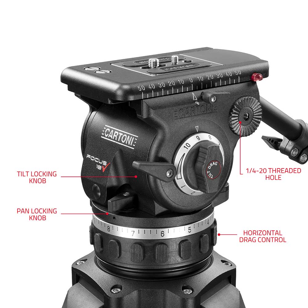 shape-focus-18-fluid-head-stativ-mit-red-lock-beinen-und-mid-level-spreader image 6
