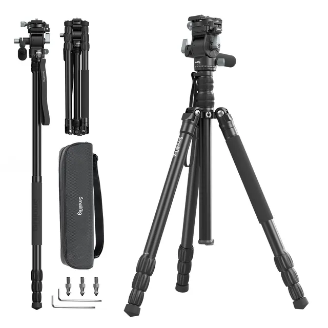 smallrig-freeblazer-ct195-4307-video-tripod-185-cm-2-in-1-stativ-einbeinstativ-5 image 1